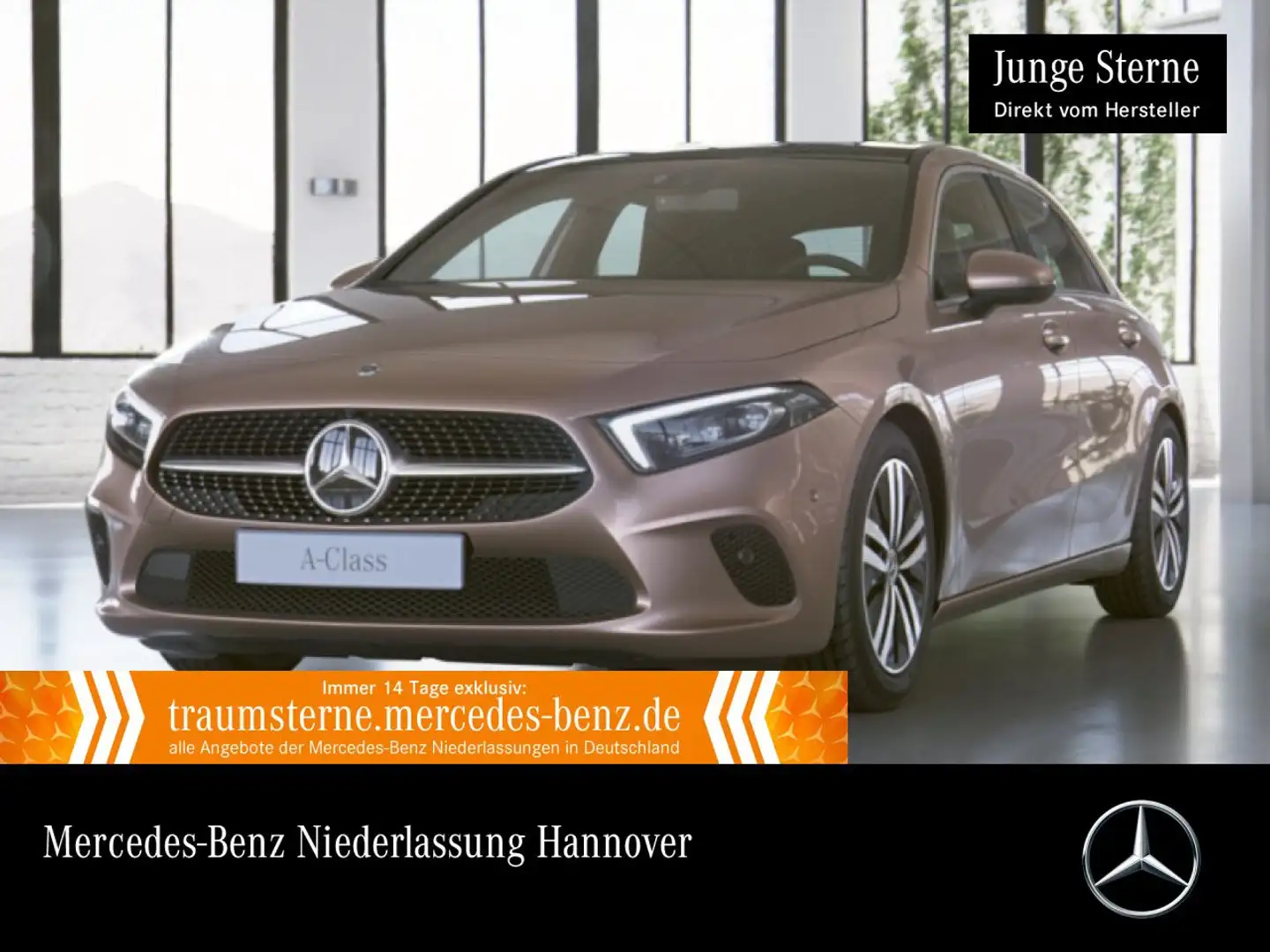 Mercedes-Benz A 200 PROGRESSIVE+PANO+360°+MULTIBEAM+TOTW+7G Bronze - 1