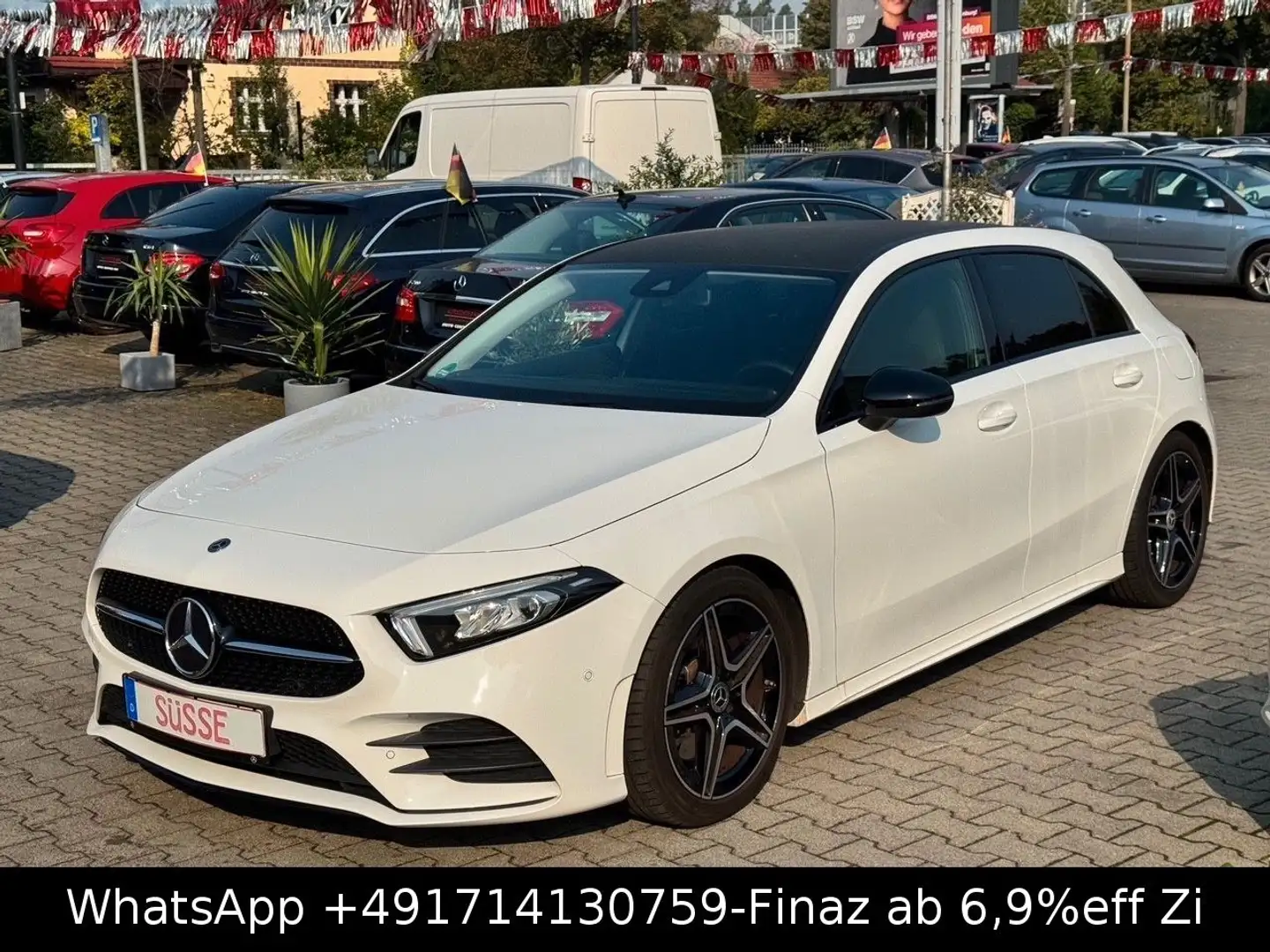 Mercedes-Benz A 220 4Matic-AUTO-AMG-NIGHT-NAVI-SHZG-ALU-USB- Blanco - 1