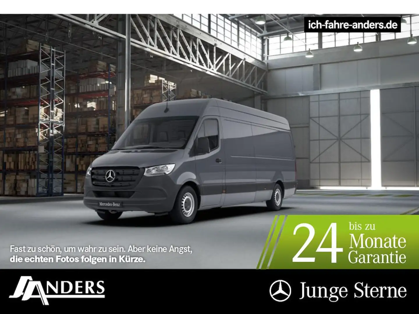 Mercedes-Benz Sprinter 319 Kasten L3H2 Klima*AUT*AHK Grau - 1