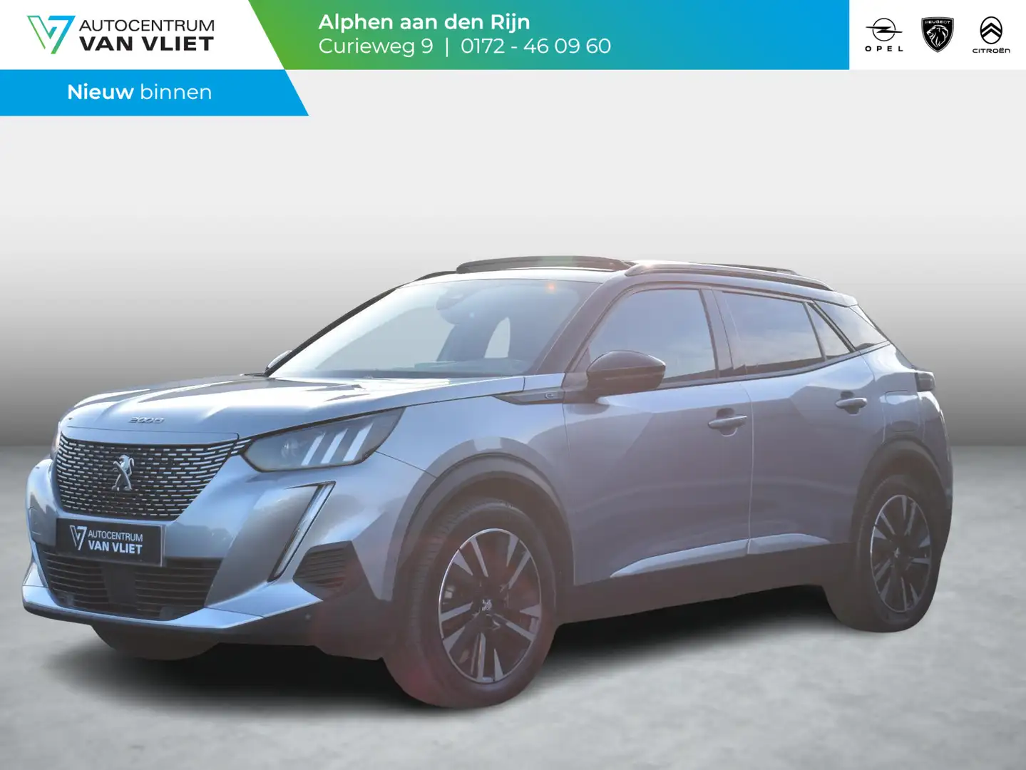 Peugeot e-2008 EV Allure Pack 50 kWh SCHUIF- KANDELDAK | NAVI & C Grau - 1