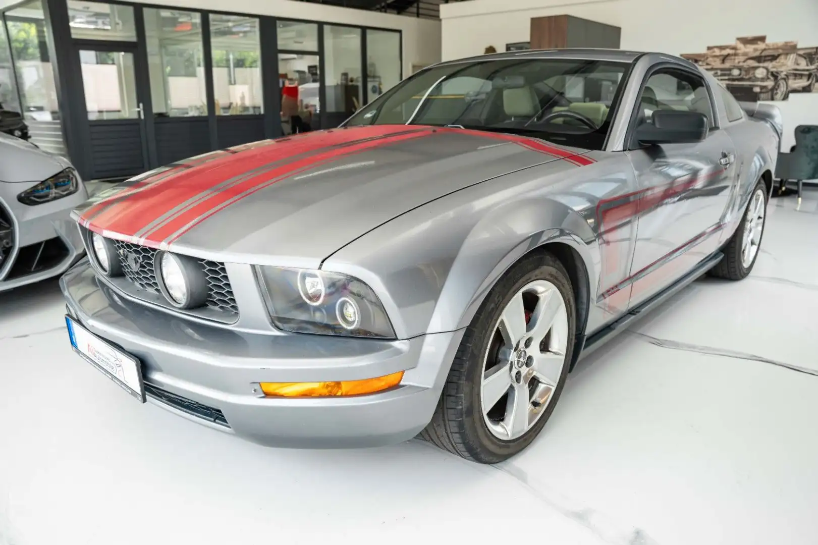 Ford Mustang V6  LEDER KLIMA ALU Grigio - 1