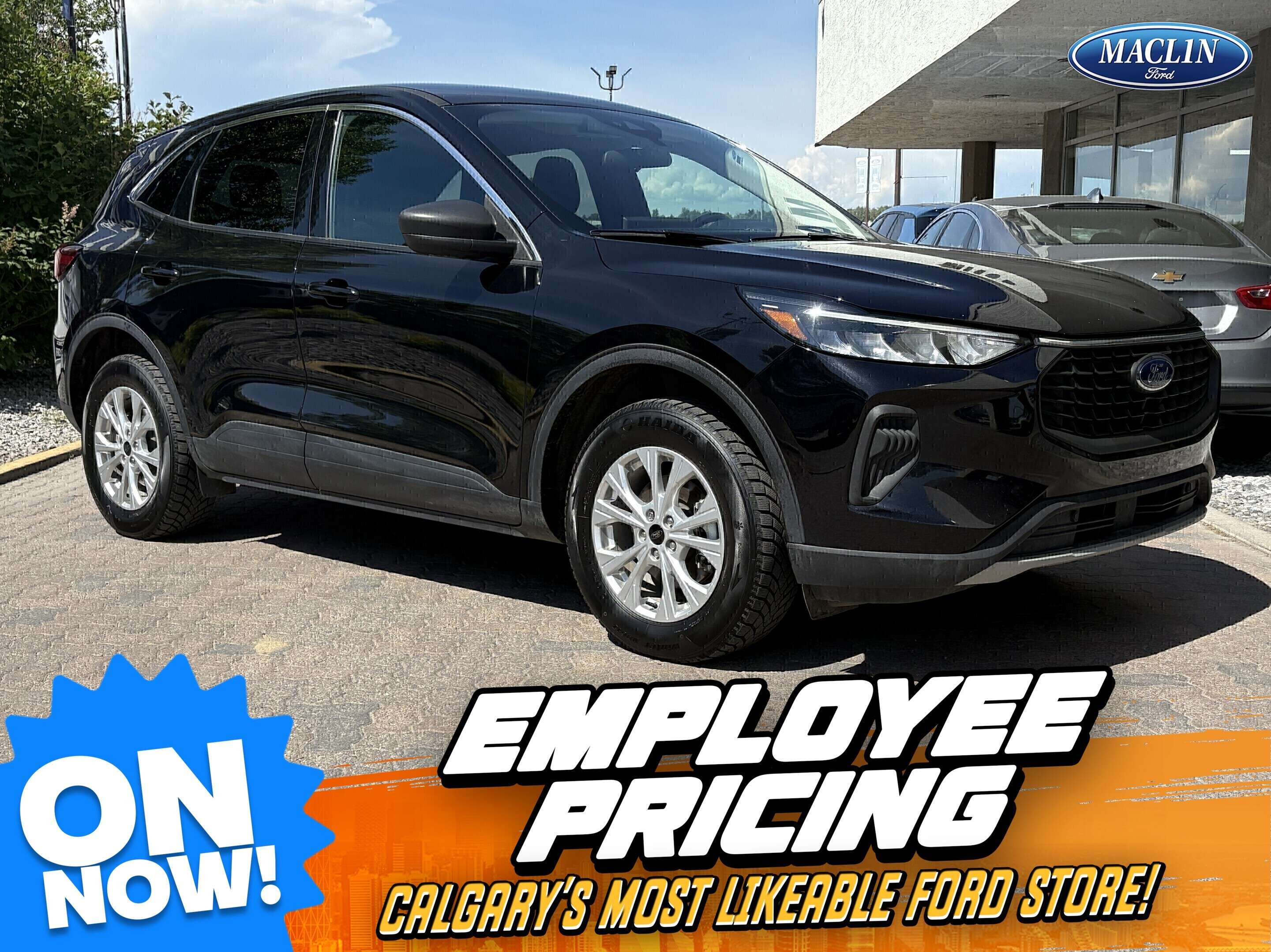 Black 2024 Ford Escape SUV / Crossover All-Wheel Drive 8-Speed Automatic