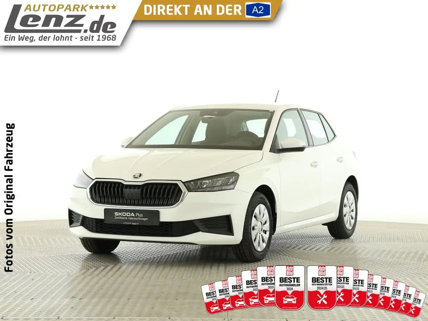 Skoda Fabia LED Sitzheizung FSE Smartlink Klima PDC BT Blanco - 1