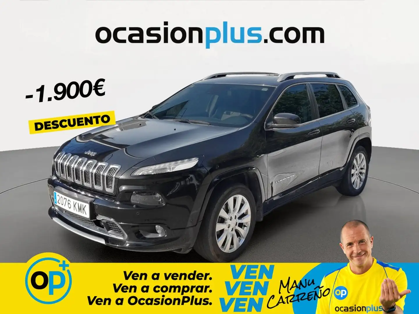 Jeep Cherokee 2.2 Multijet Overland 4x4 ADI Aut. 147kw Negro - 1