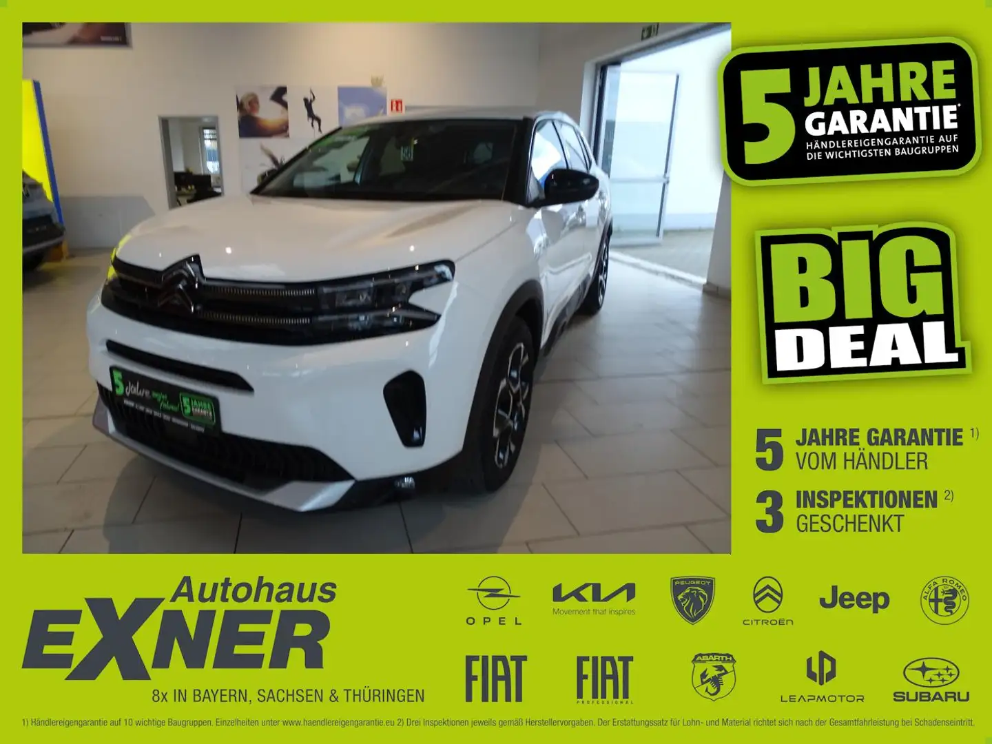 Citroen C5 Aircross 1.2 PureTech 130 FEEL PACK LED+Kam. Weiß - 1