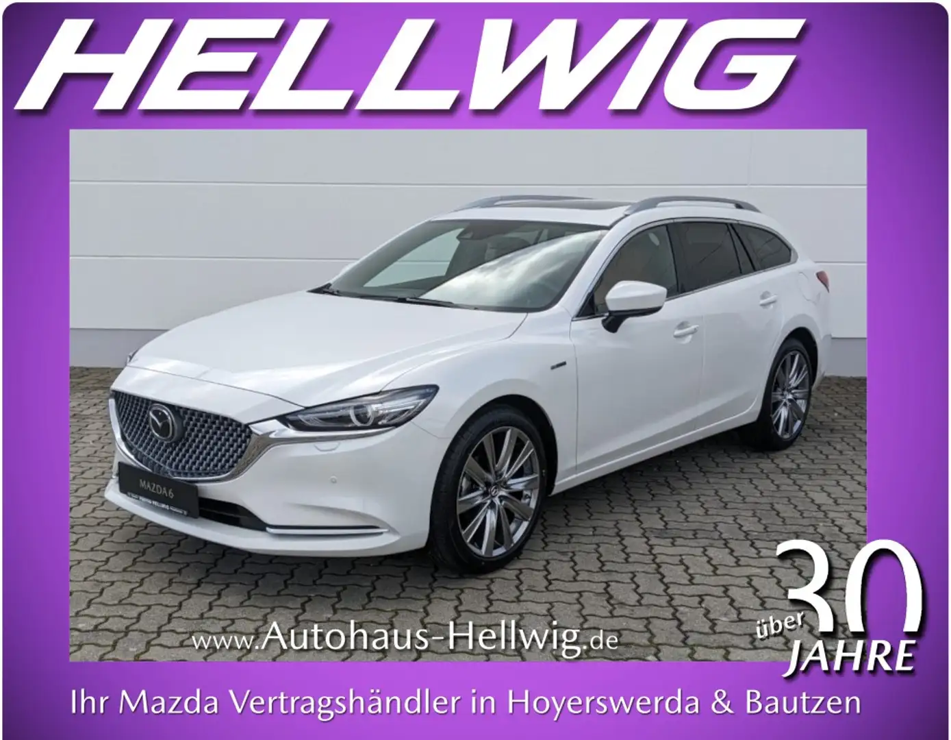 Mazda 6 Kombi 2.5l 20th Anniversary GSD Bose 360° Blanco - 1