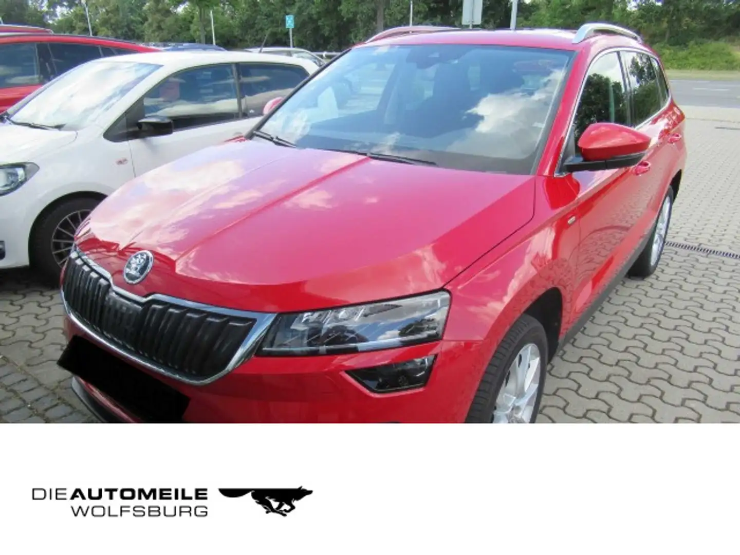 Skoda Karoq 1.5 TSI DSG Clever Standhzg/Pano/Rückkam Rot - 1