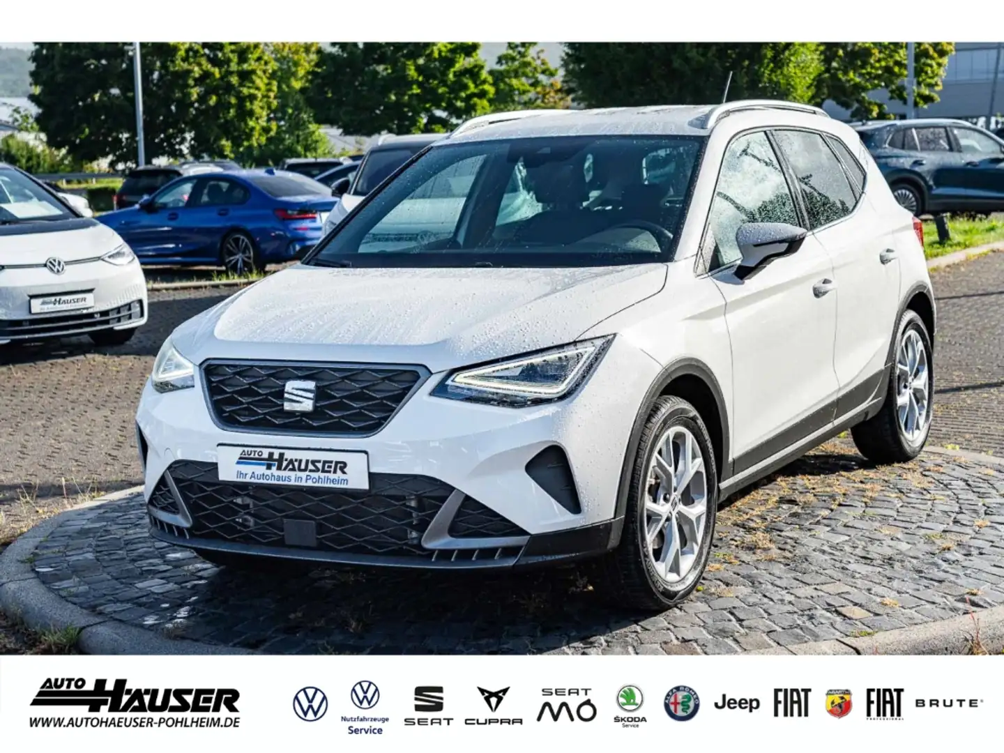 SEAT Arona FR 1.5 TSI DSG NAVI TEMPOMAT PDC LED FULL-LINK ALL Weiß - 1