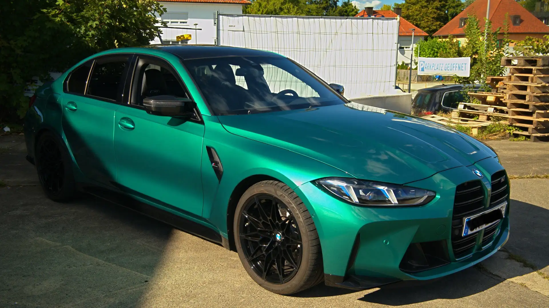 BMW M3 Competition Grün - 2