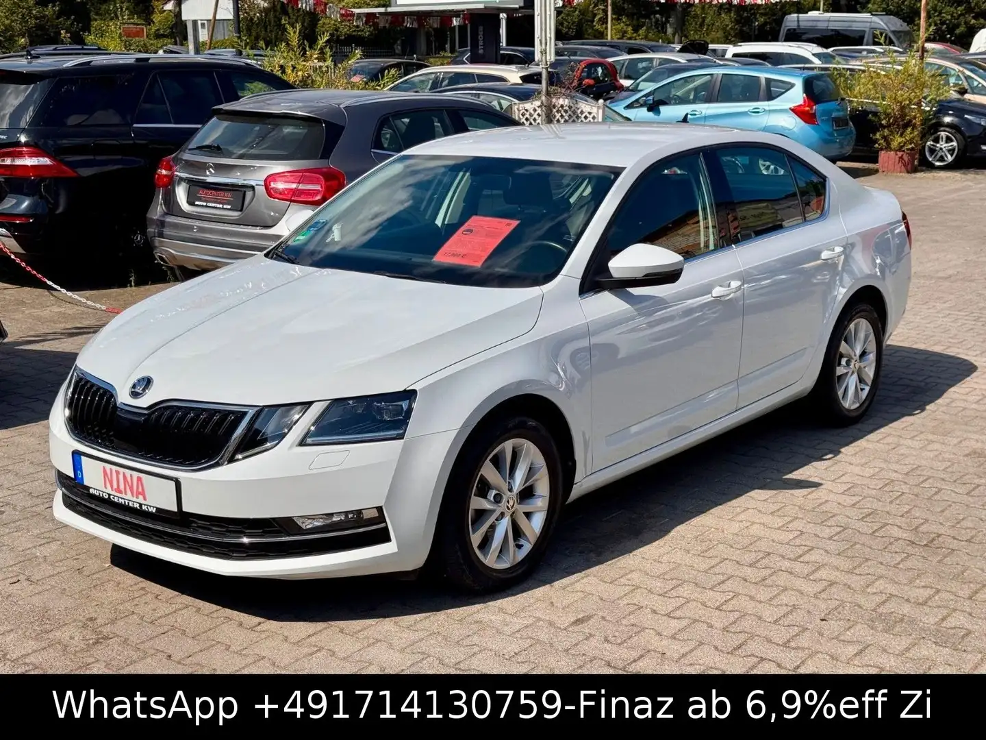 Skoda Octavia Style-1.HA-26TKM-LED-KLIMA-SHZG-CARPLAY- Blanc - 1