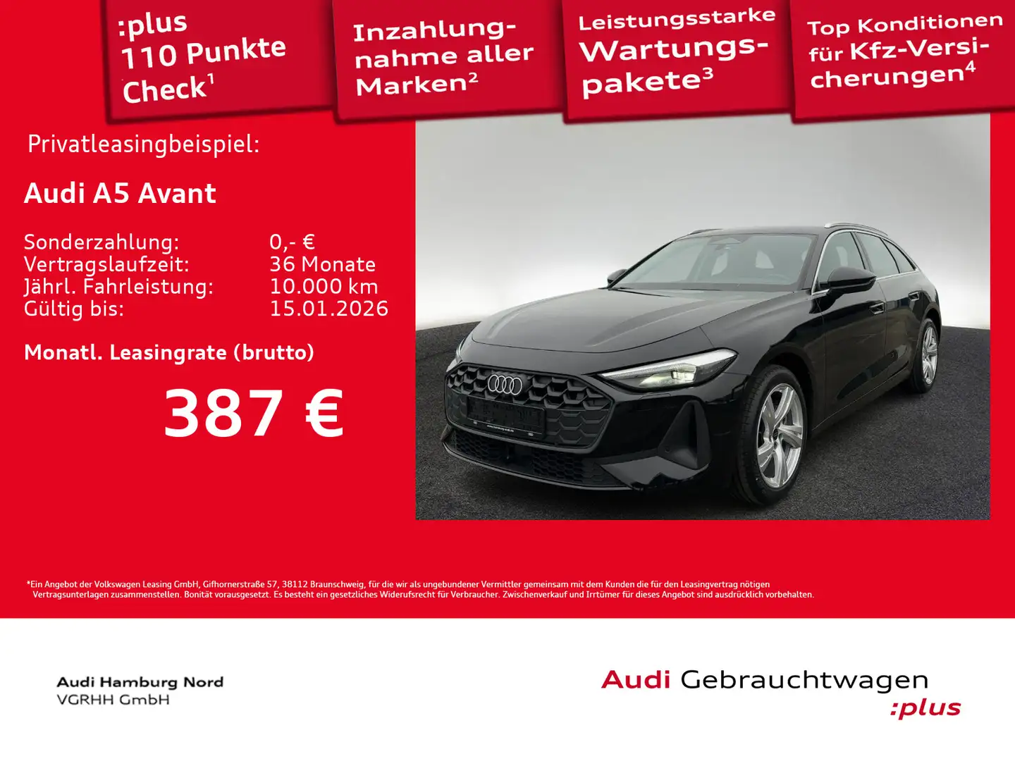 Audi A5 2.0 TFSI S tronic Nav Sound ACC Kamera Schwarz - 1