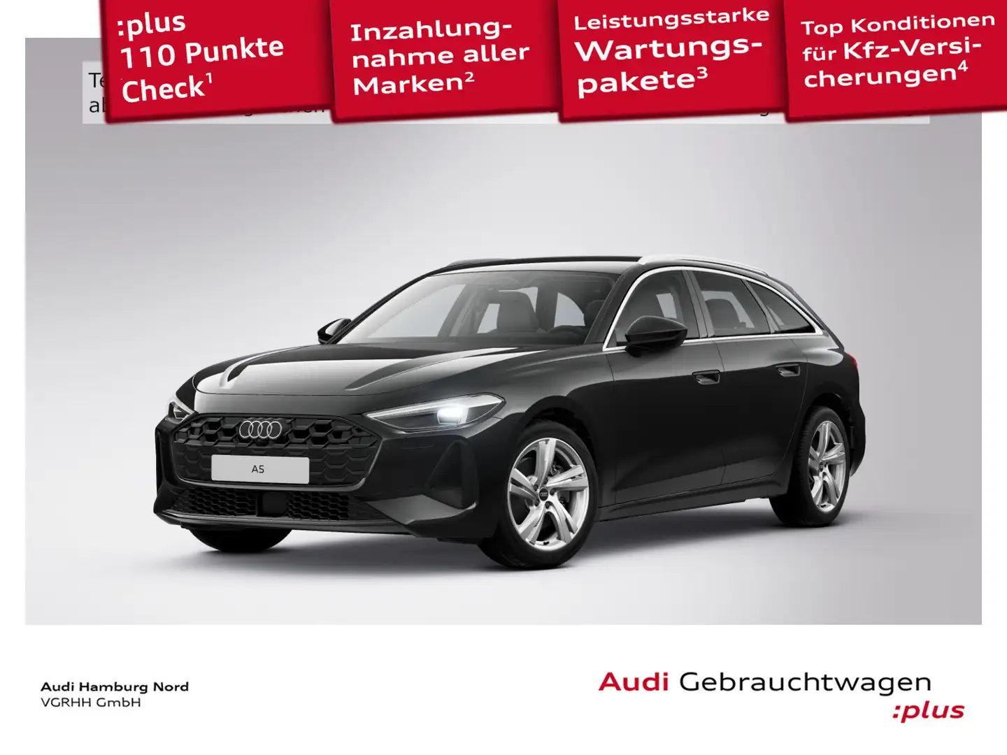 Audi A5 2.0 TFSI S tronic Nav Sound ACC Kamera Schwarz - 1