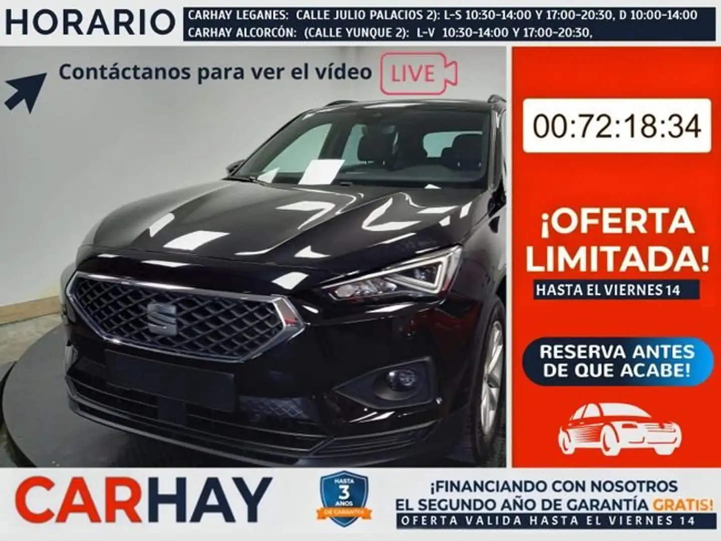 SEAT Tarraco 2.0 TDI 110KW MOVE 5D Negro - 1