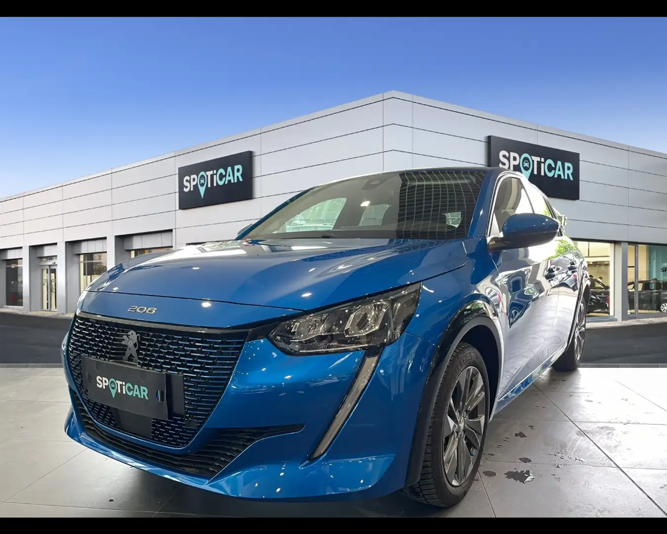 Peugeot e-208 5 Porte 100kW Allure Pack Blauw - 1