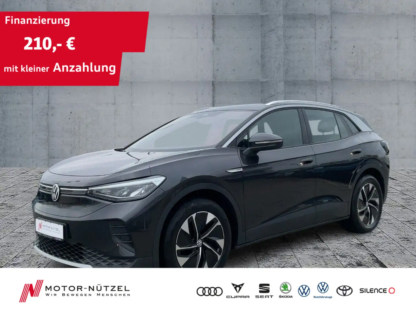 Volkswagen ID.4 Pro Performance 150kw LED+NAVI+ACC+SHZ+HuD Grau - 1