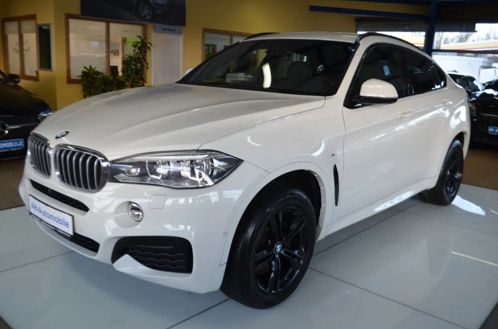 BMW X6 xDrive 40 d M-PAKET HEAD-UP / R-KAM / LEDER Weiß - 1