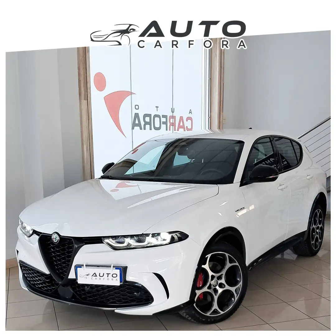 Alfa Romeo Tonale 1.6 diesel 130 CV TCT6 Veloce Blanc - 1
