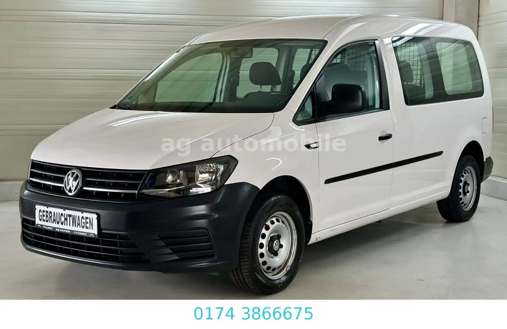 Volkswagen Caddy Nfz Maxi Kombi BMT/1 Hand/2.0 TDI Bianco - 2
