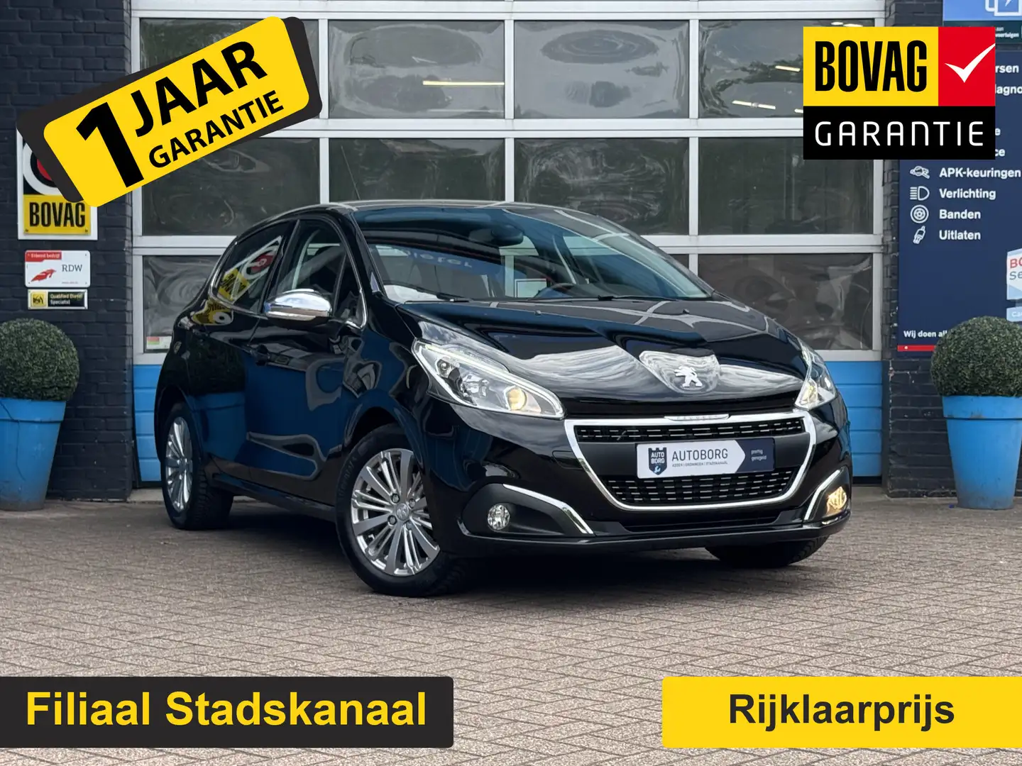 Peugeot 208 1.2 PureTech Allure GRATIS Afleverpakket! | Cruise Noir - 1