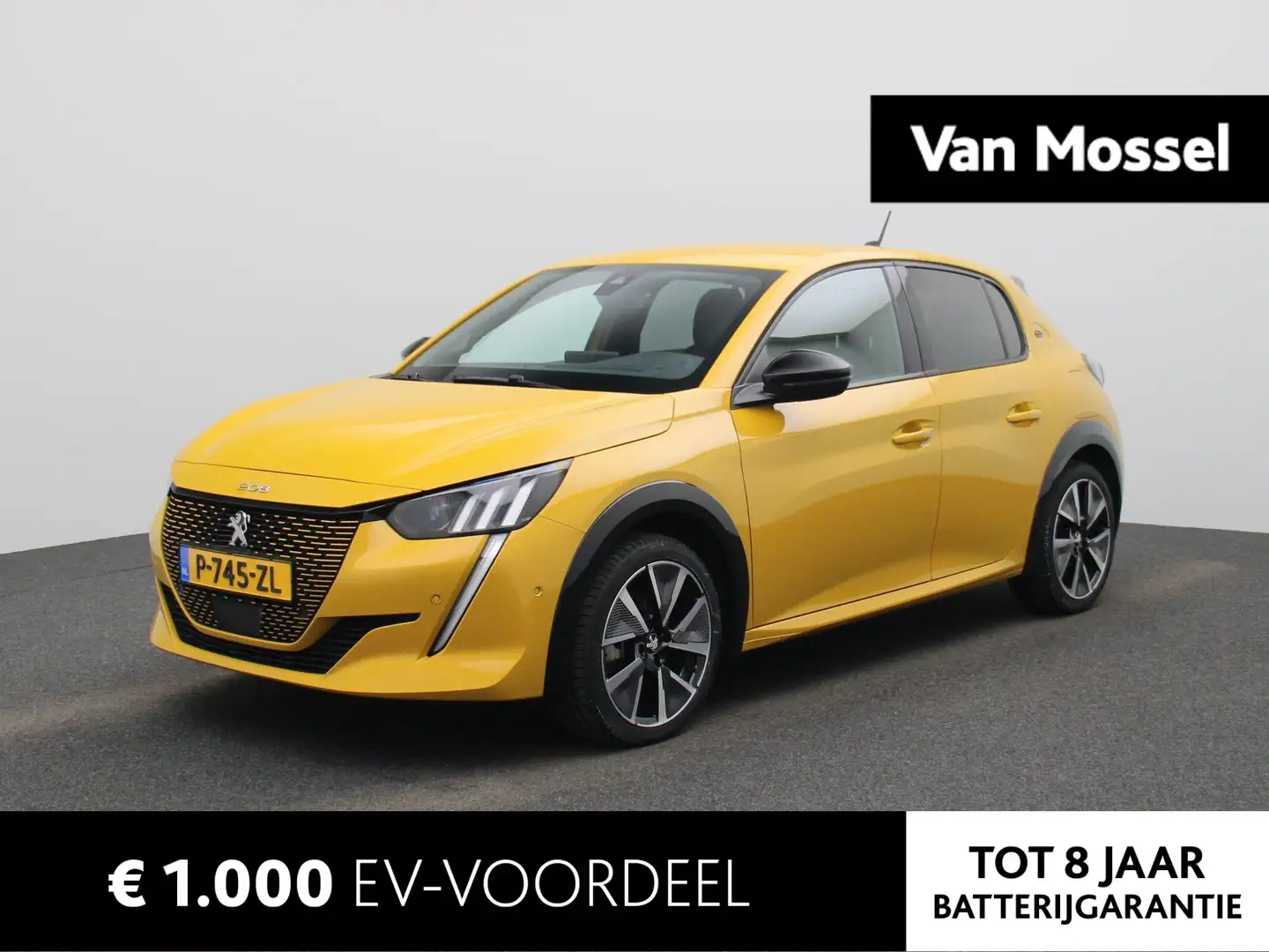 Peugeot e-208 EV GT Pack 50 kWh | GT PACK | NAVIGATIE | HALF LED Geel - 1