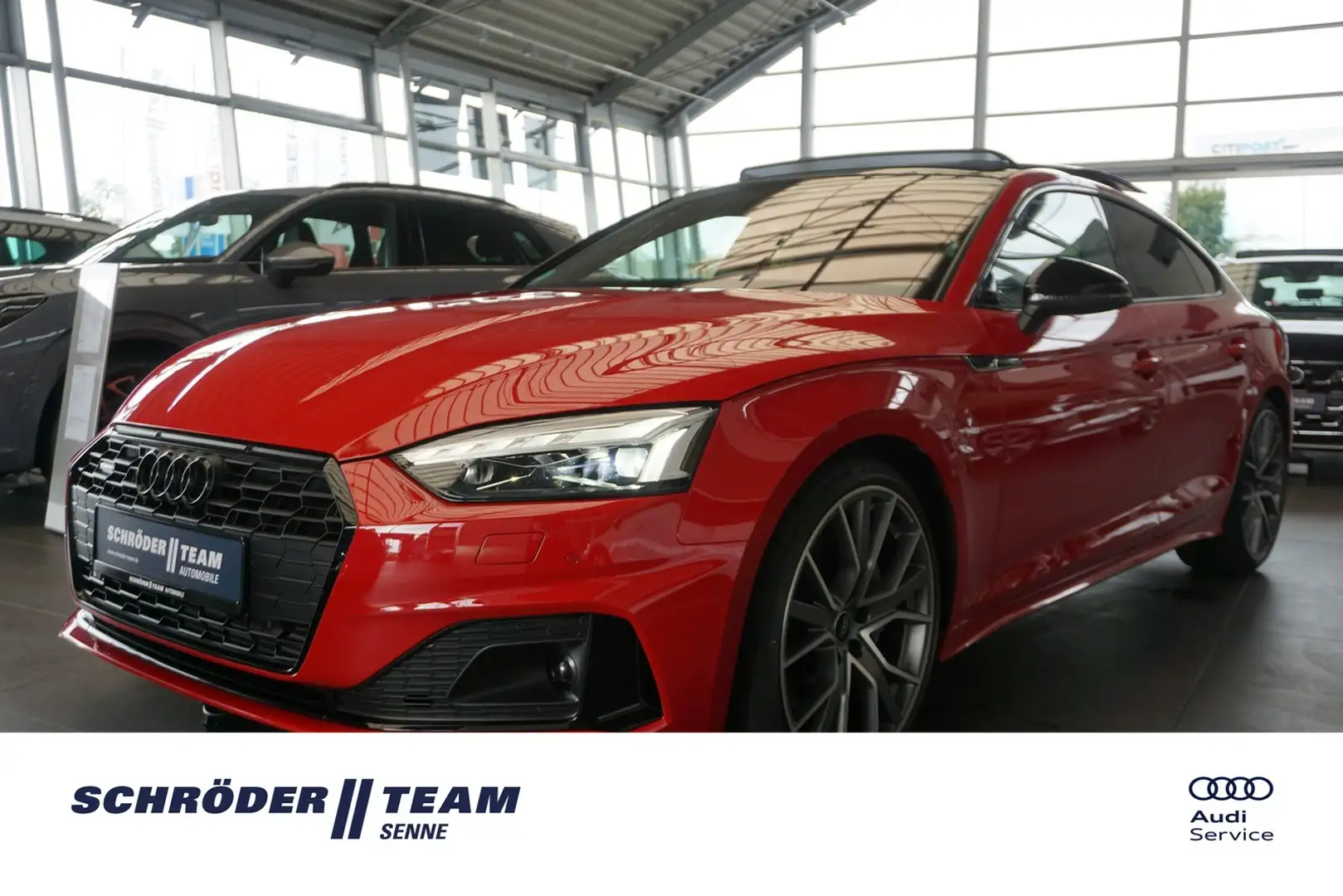 Audi A5 Sportback 45 TFSI qu. S line LaserBO Pano Stdh Rouge - 1