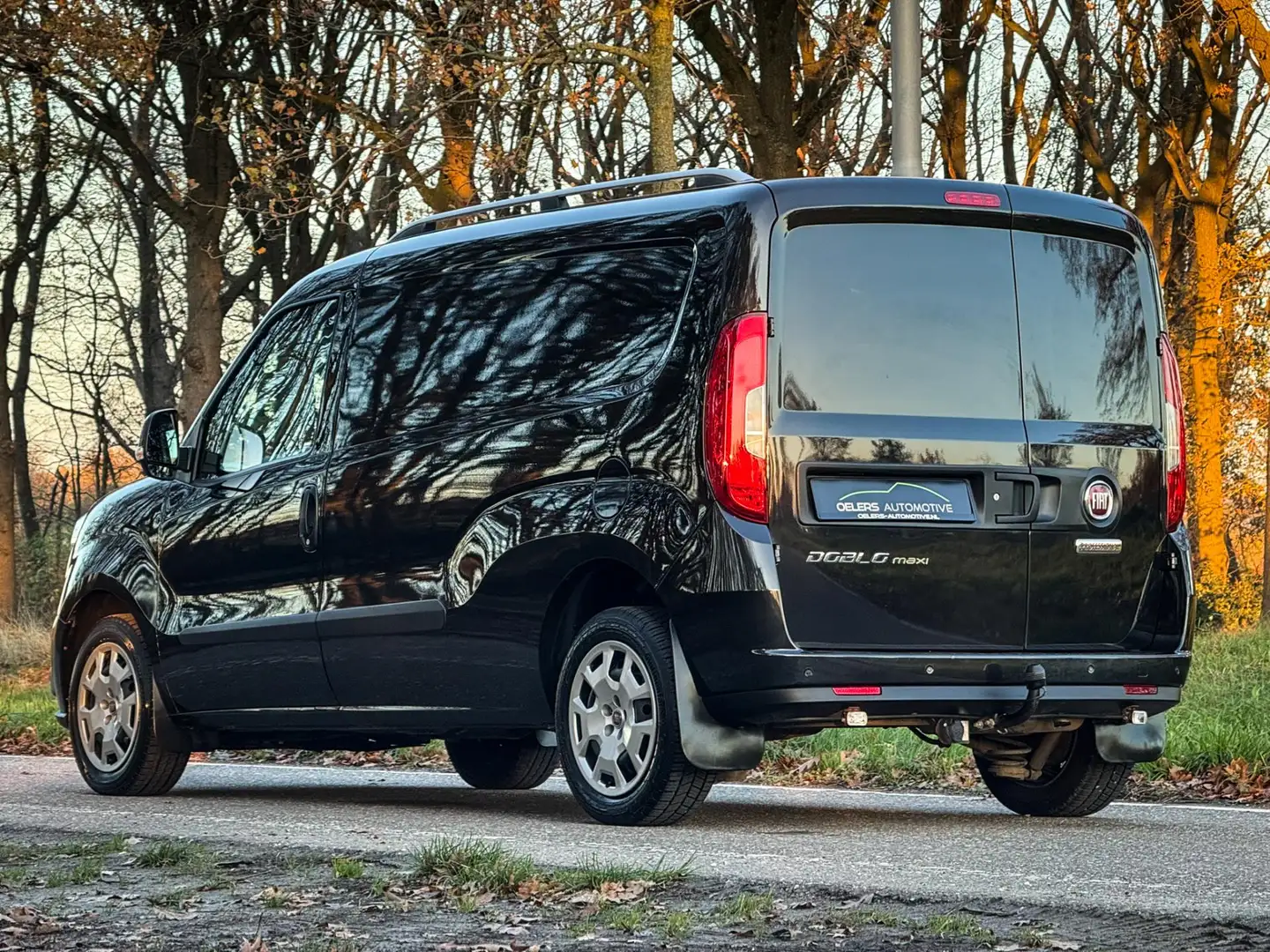 Fiat Doblo Cargo 1.4 Maxi L2H1 Benzine Schuifdeur| Airco | Ma Zwart - 2
