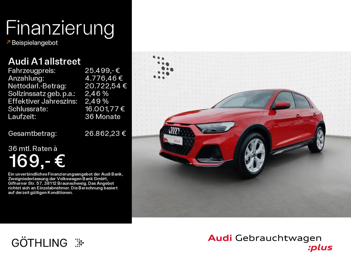Audi A1 30 TFSI S line S tro*LED*Virtual*Na Rot - 1