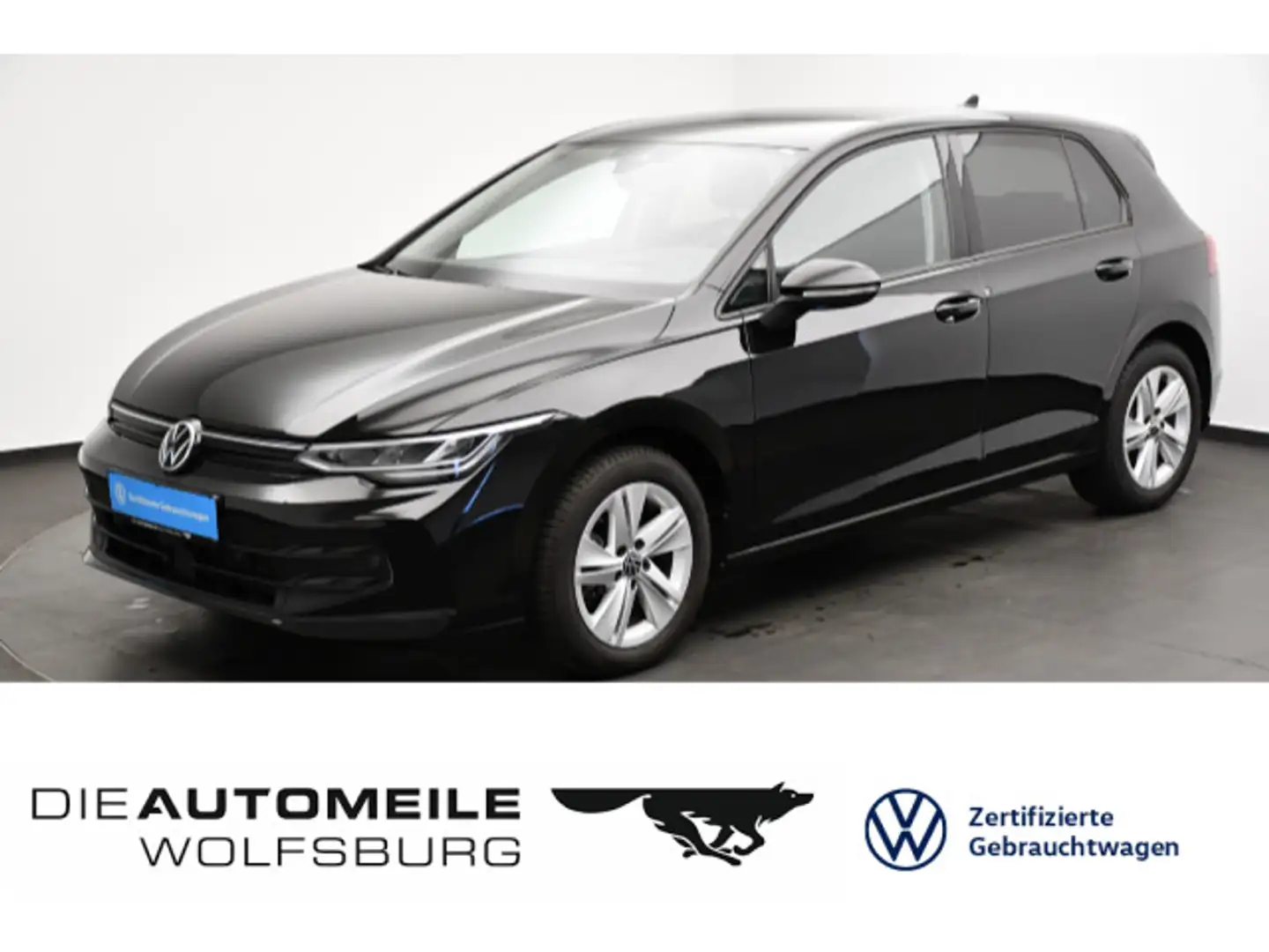 Volkswagen Golf VIII 1.5 TSI Life Einparkhi v+h/ACC/Kamera Schwarz - 1