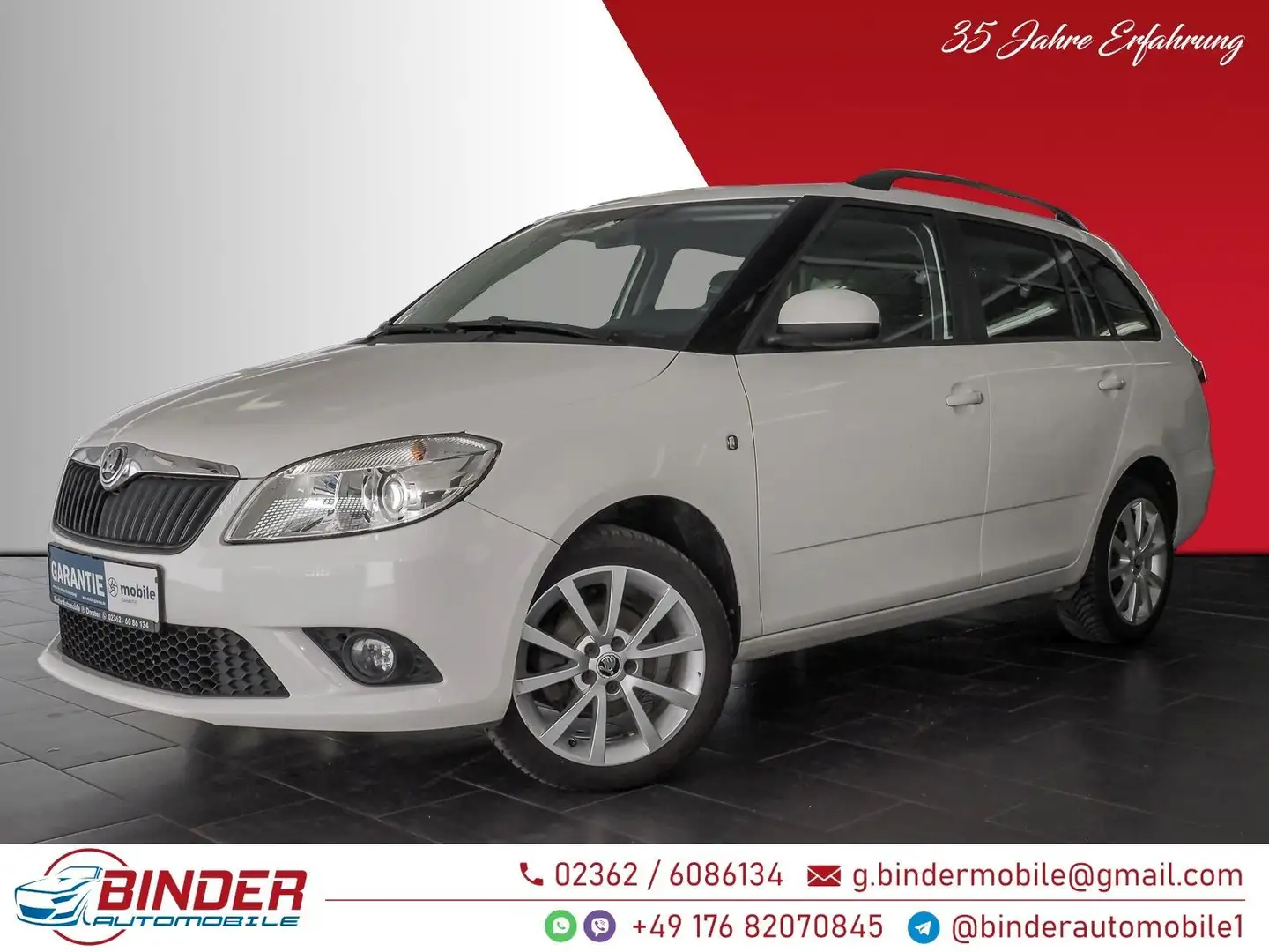 Skoda Fabia Ambition*ALLE INSPEKT*LETZTE bei 80.500km* Blanc - 1