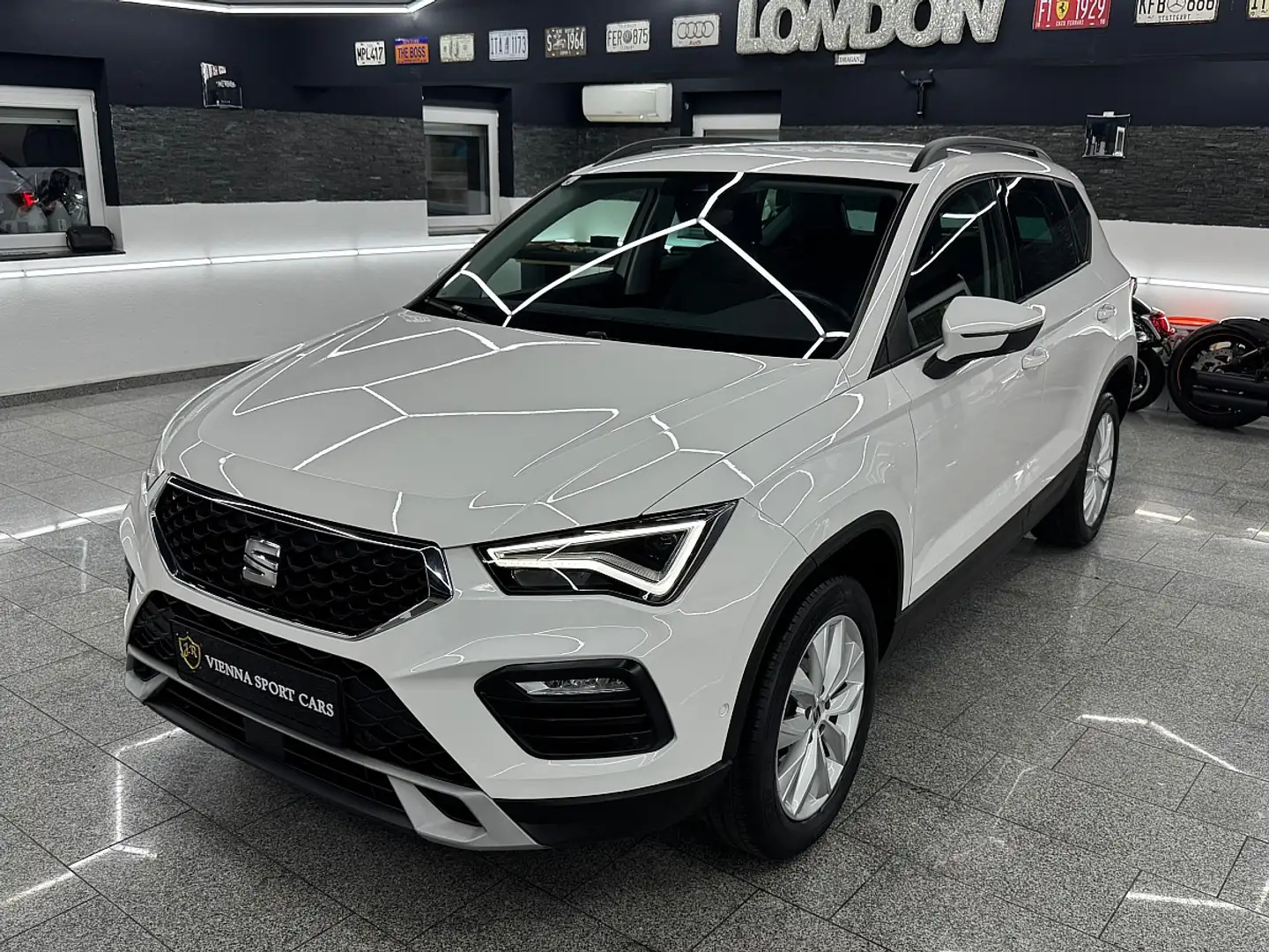 SEAT Ateca 2,0 Style TDI*Garantie*Wenig-KM* Weiß - 2