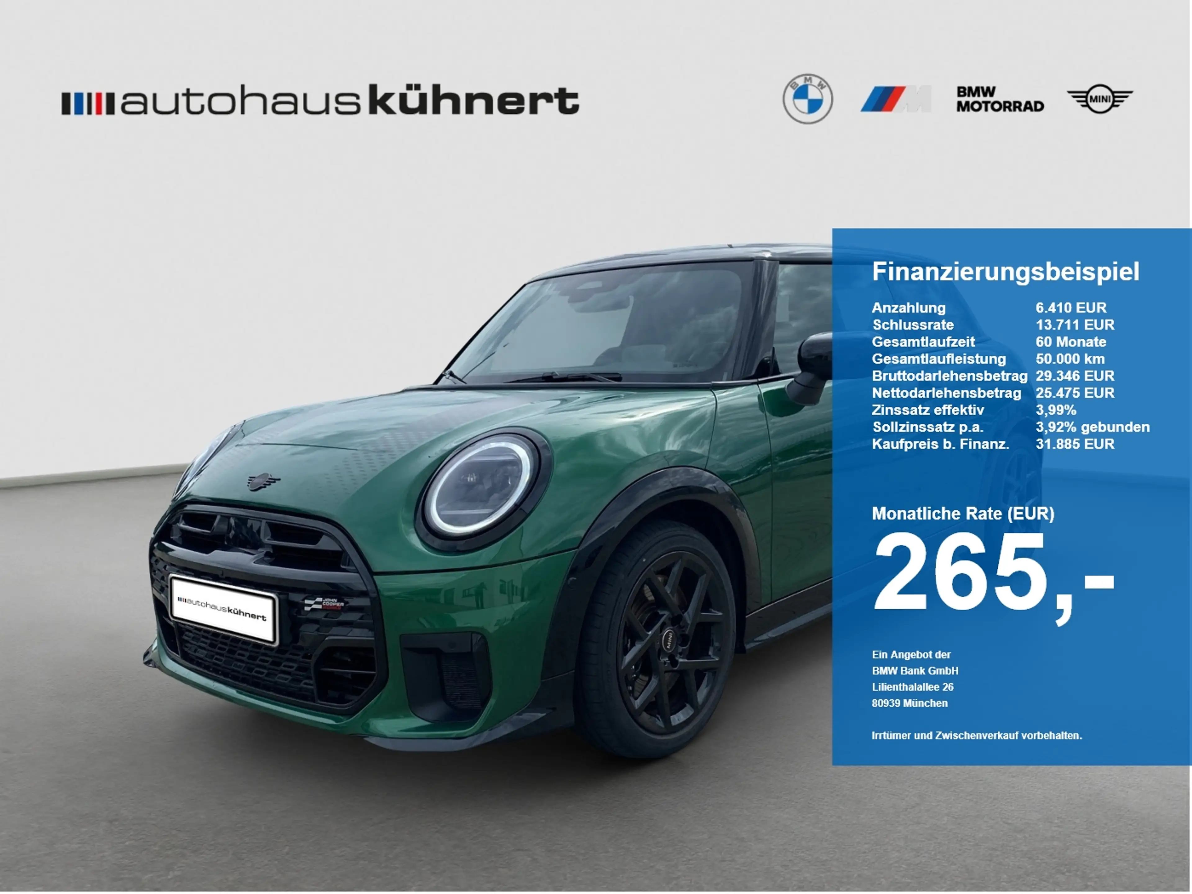 MINI Cooper S John Cooper Works Trim ACC/JCW-Sitze