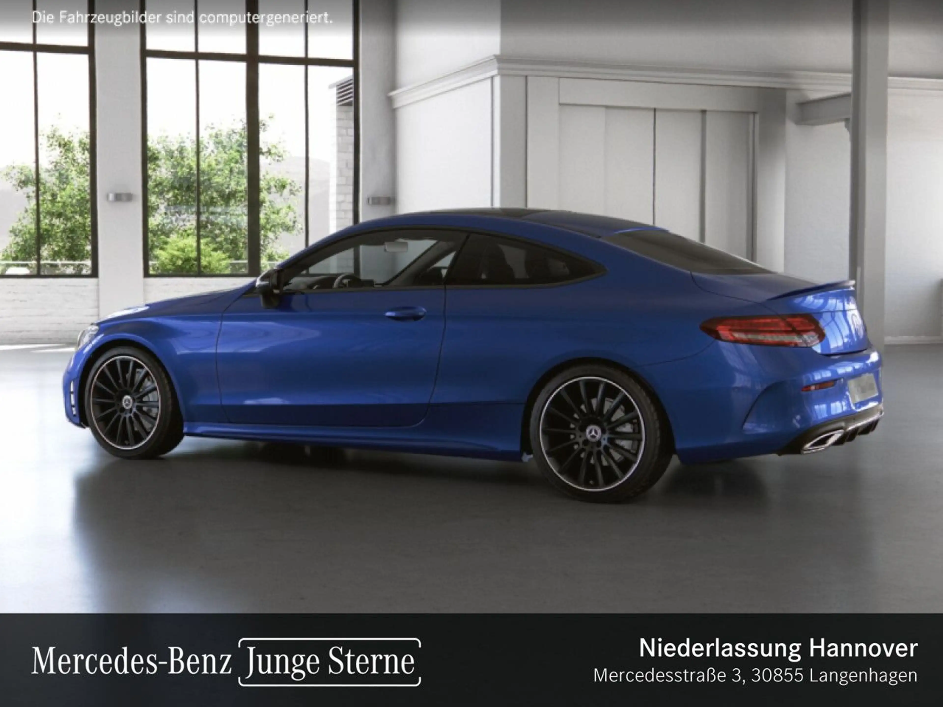 Mercedes-Benz C 220 d Coupé AMG+NIGHT+PANO+MULTIBEAM+KAMERA+19" — photo 15