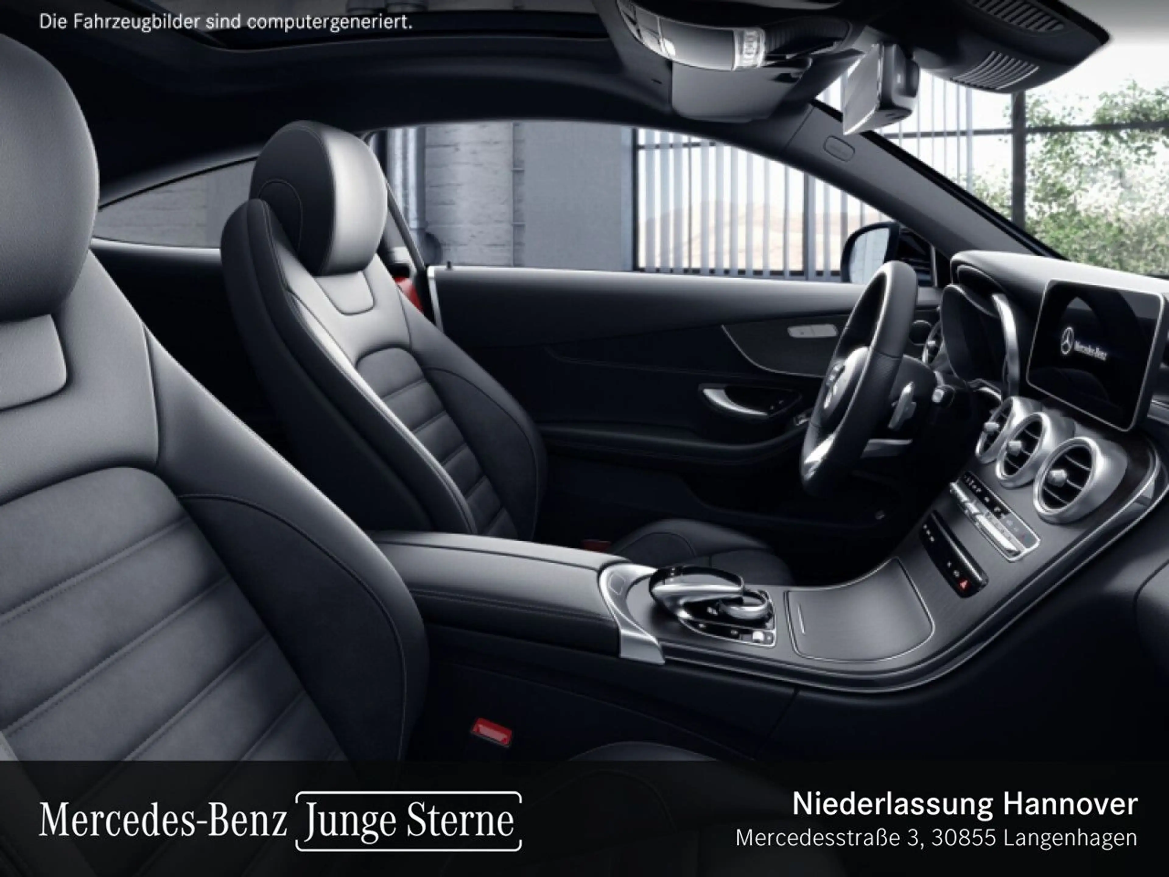 Mercedes-Benz C 220 d Coupé AMG+NIGHT+PANO+MULTIBEAM+KAMERA+19" — photo 12