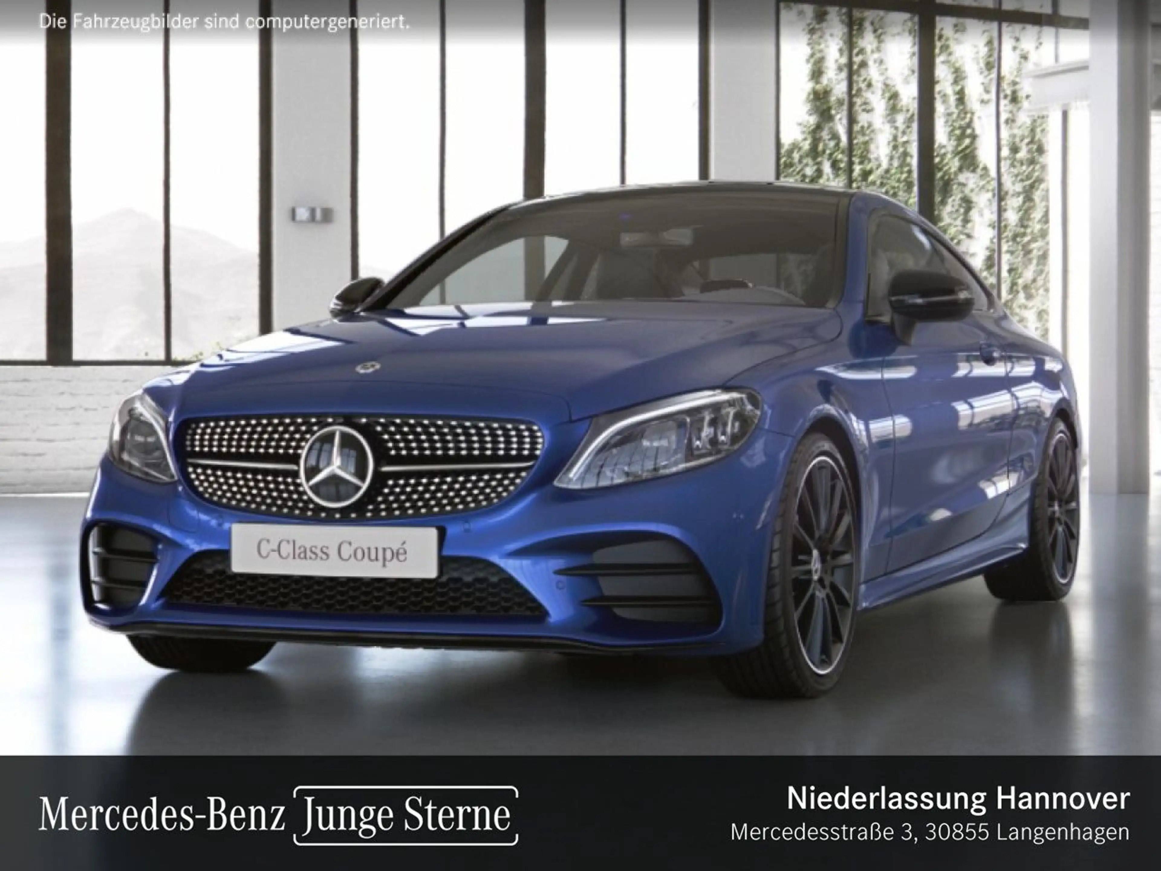 Mercedes-Benz C 220 d Coupé AMG+NIGHT+PANO+MULTIBEAM+KAMERA+19" — photo 2
