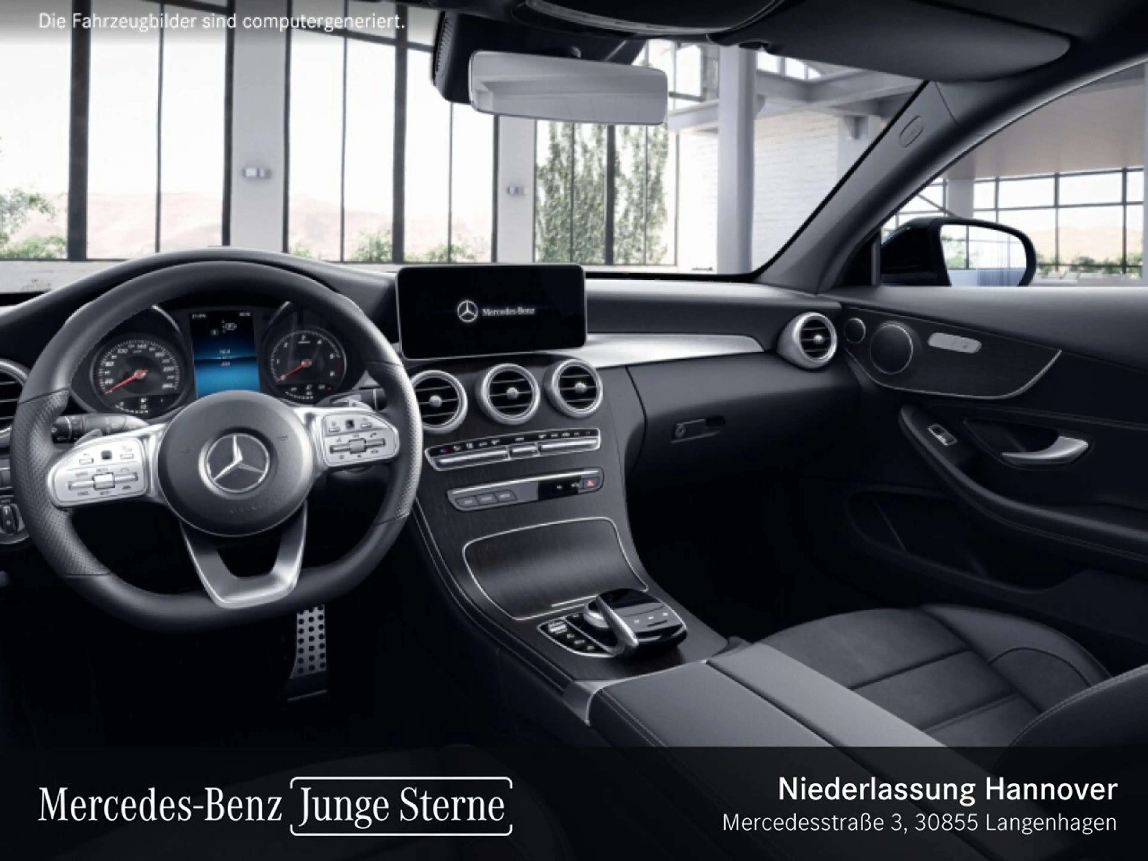 Mercedes-Benz C 220 d Coupé AMG+NIGHT+PANO+MULTIBEAM+KAMERA+19" — photo 10