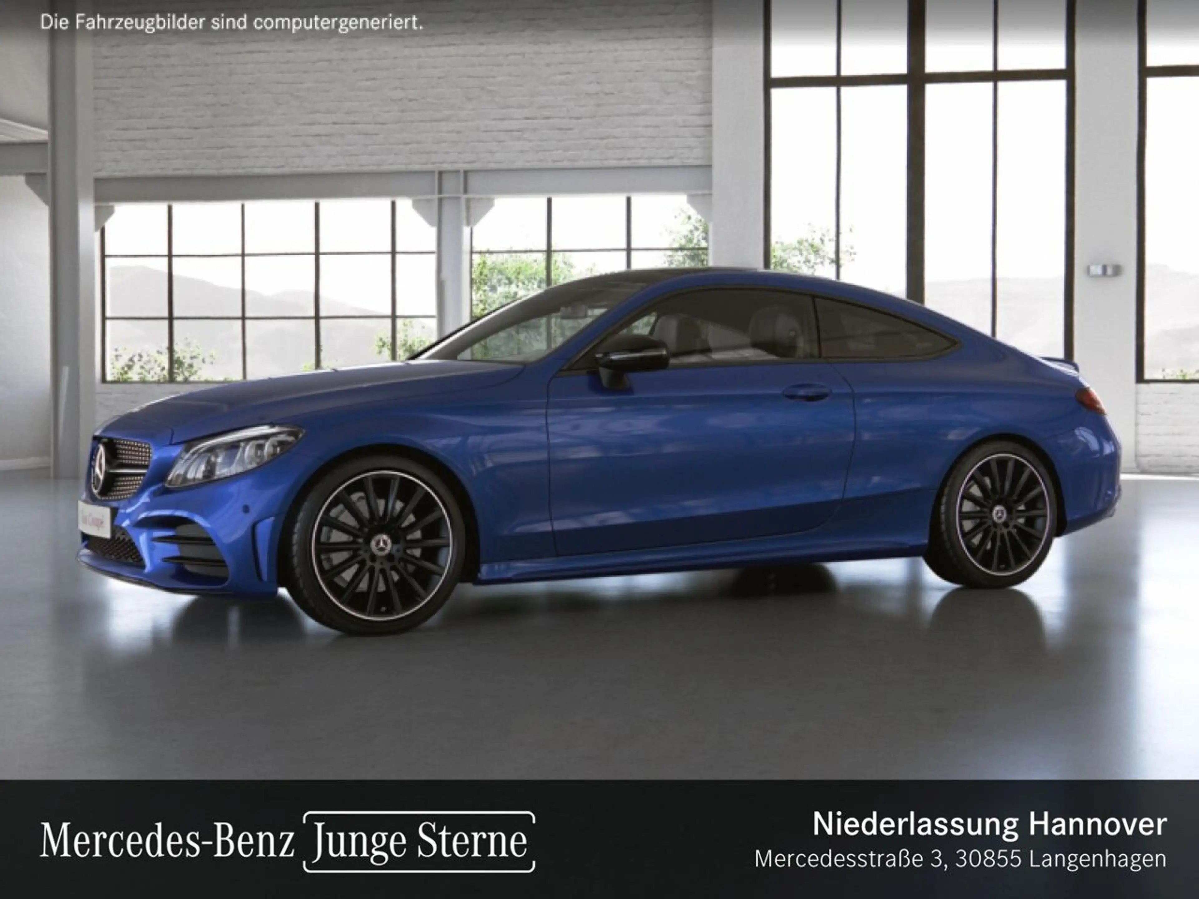 Mercedes-Benz C 220 d Coupé AMG+NIGHT+PANO+MULTIBEAM+KAMERA+19" — photo 3