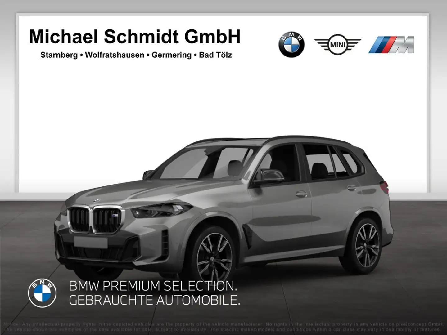 BMW X5 M60i xDrive *649,-€ netto o. Anz*M Sport Pro*AHK*G Grau - 1