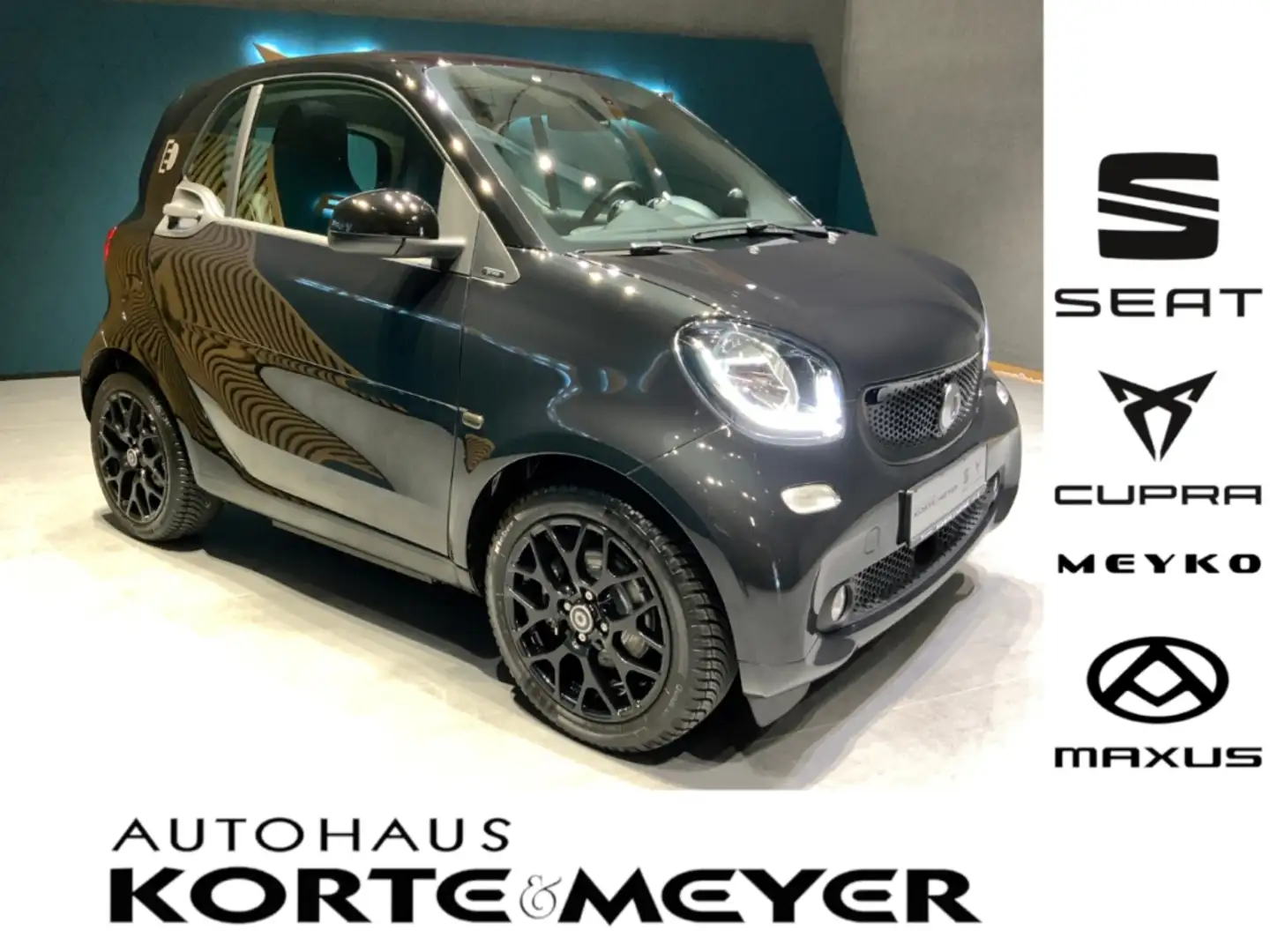 smart forTwo Fortwo Coupe EQ Prime +Navi Schwarz - 1