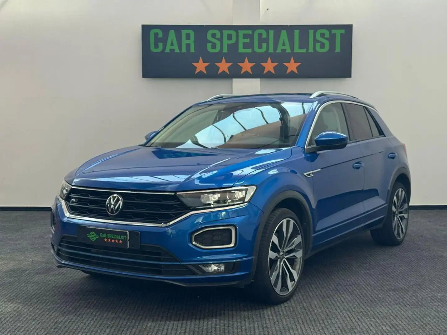 Volkswagen T-Roc 1.5 TSI ACT DSG R-LINE ACC|LED|RETROCAMERA|19' Bleu - 1
