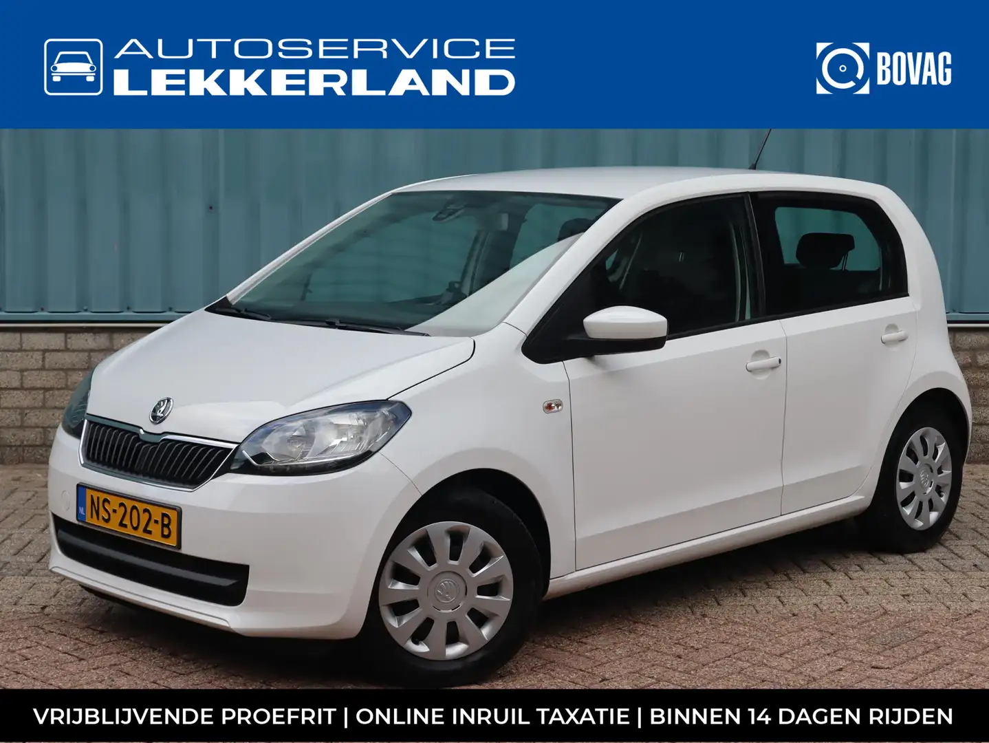 Skoda Citigo Greentech Ambition 1.0 MPI 60pk | AIRCO | BLUETOOT Blanc - 1