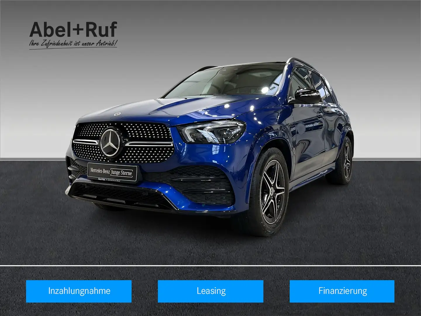 Mercedes-Benz GLE 350 de 4M AMG+DISTRO+NIGHT+Ambi+Pano+Kam+AHK Blau - 1
