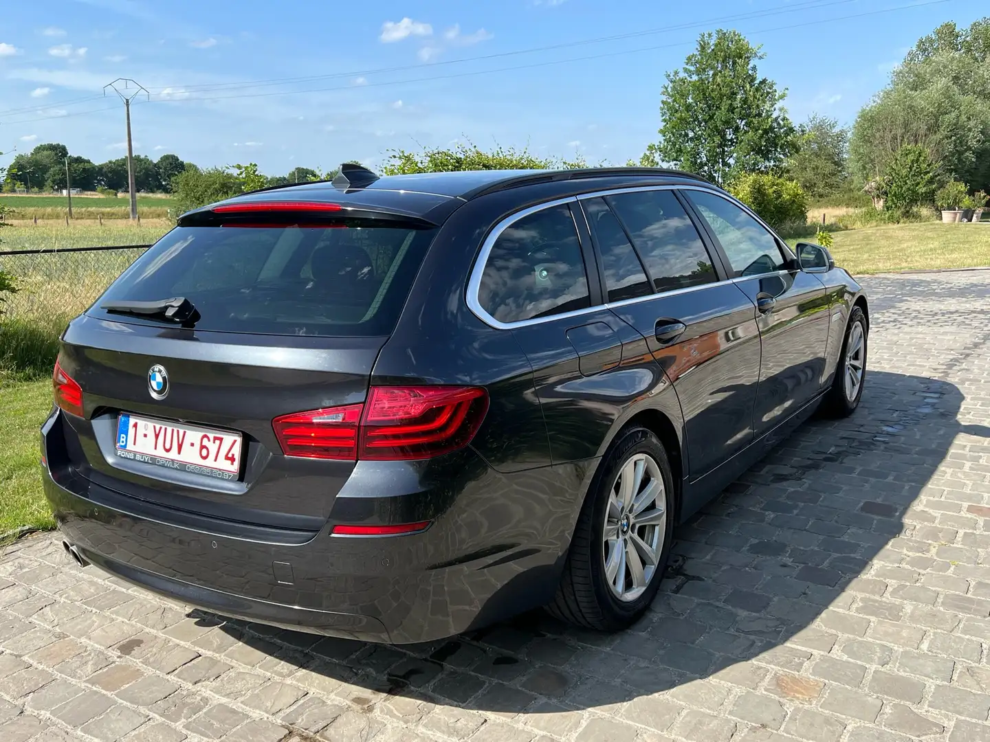 BMW 520 520d Touring Aut. Bleu - 2