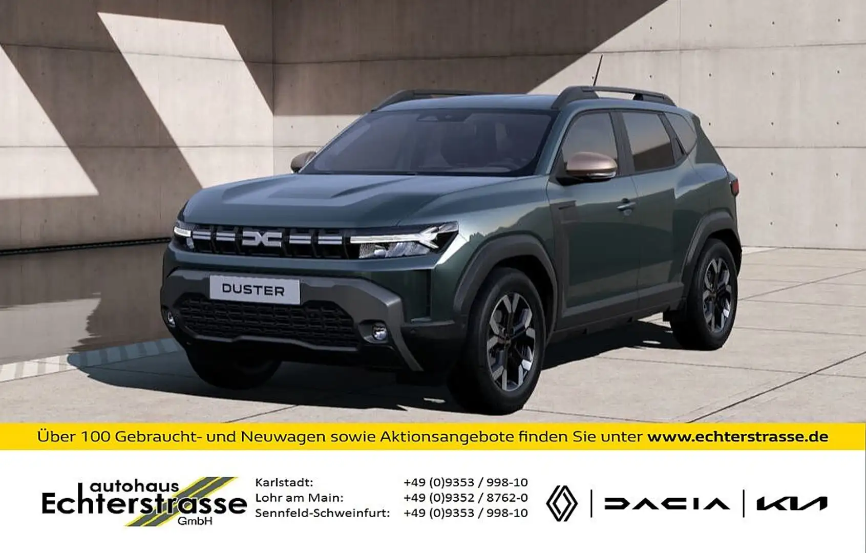 Dacia Duster TCe 130 4x4 Extreme +NAVI+MULTIVIEW Grün - 1