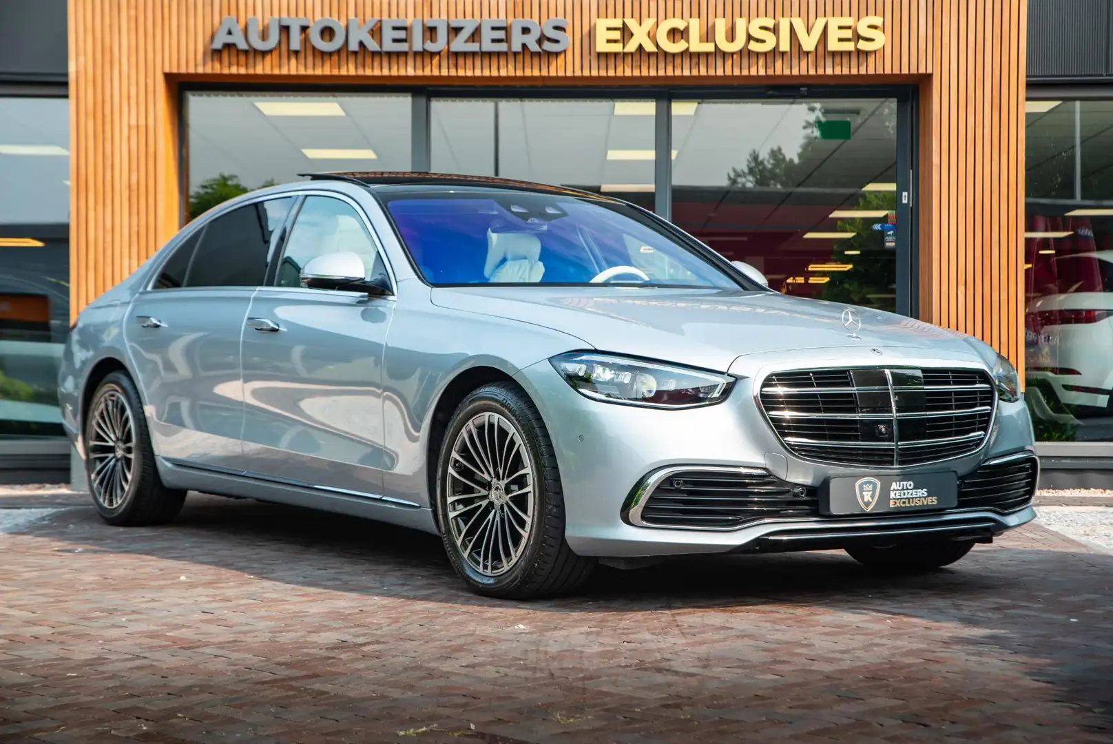Mercedes-Benz S 350 350d 4MATIC Lang Full Option Manufaktur Burmester Argent - 1