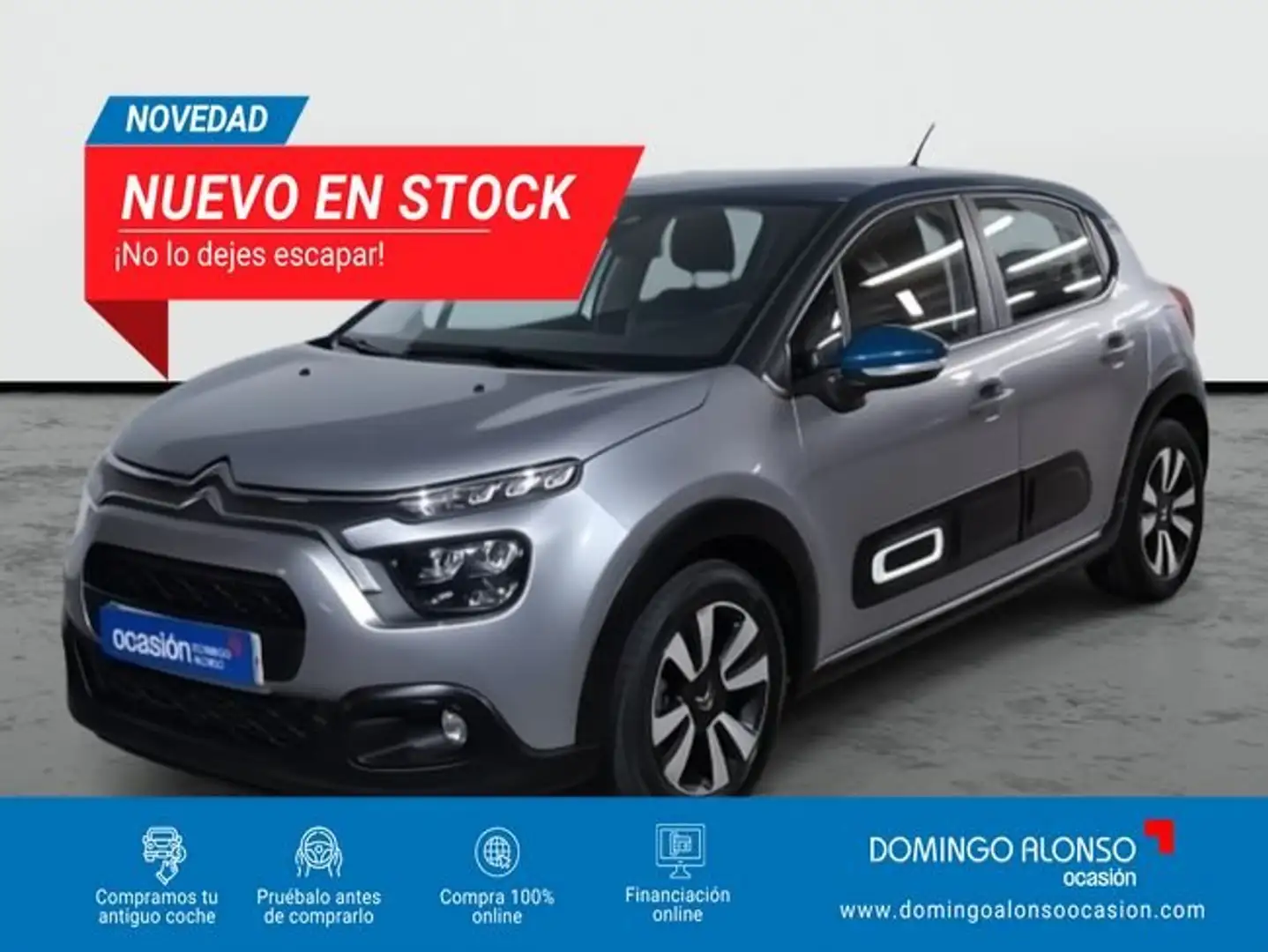 Citroen C3 1.2 PureTech S&S Feel Pack 83 Gris - 1