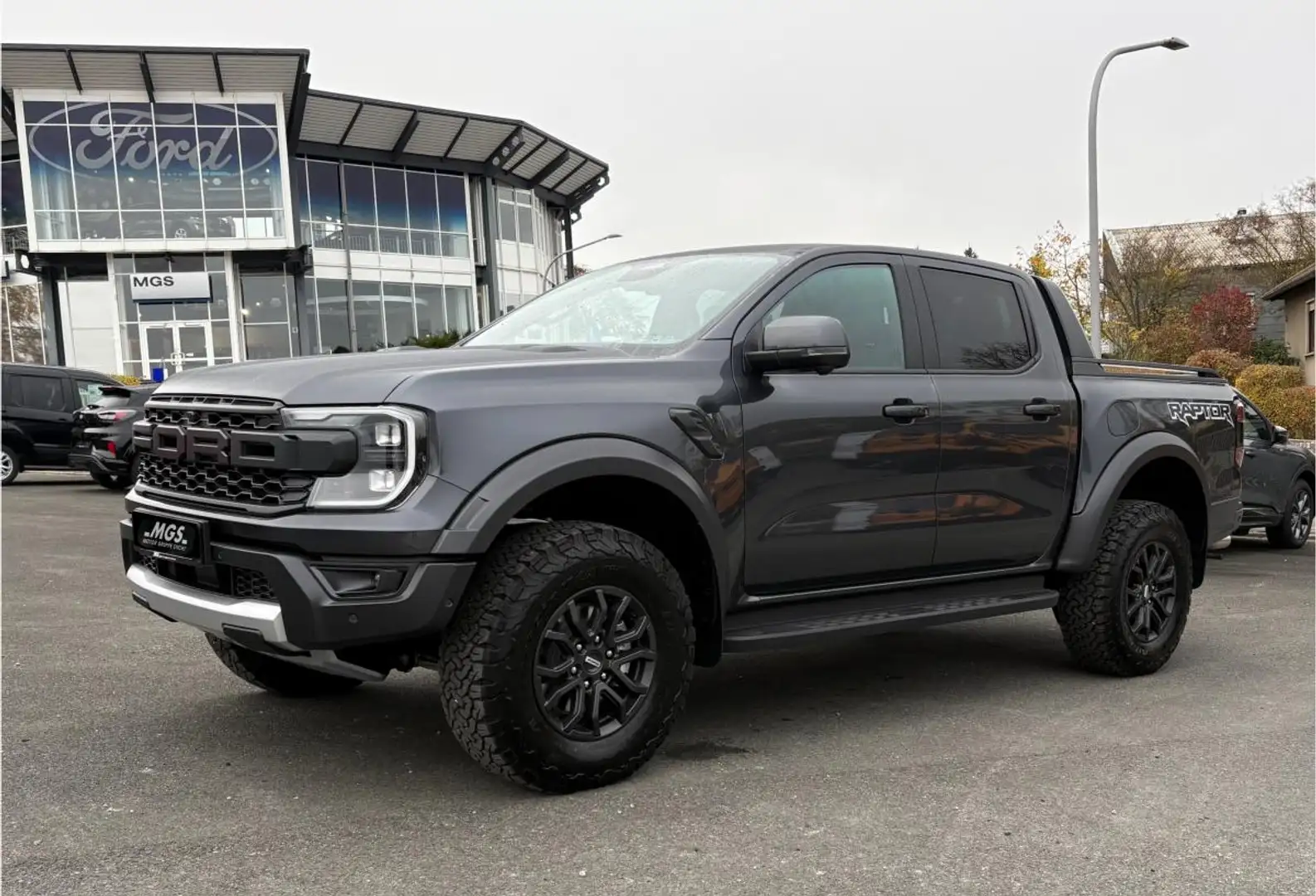 Ford Ranger Raptor #ELEKTR.ROLLO #AHK FÜR 2,5T #MATRIX-LED Grau - 1