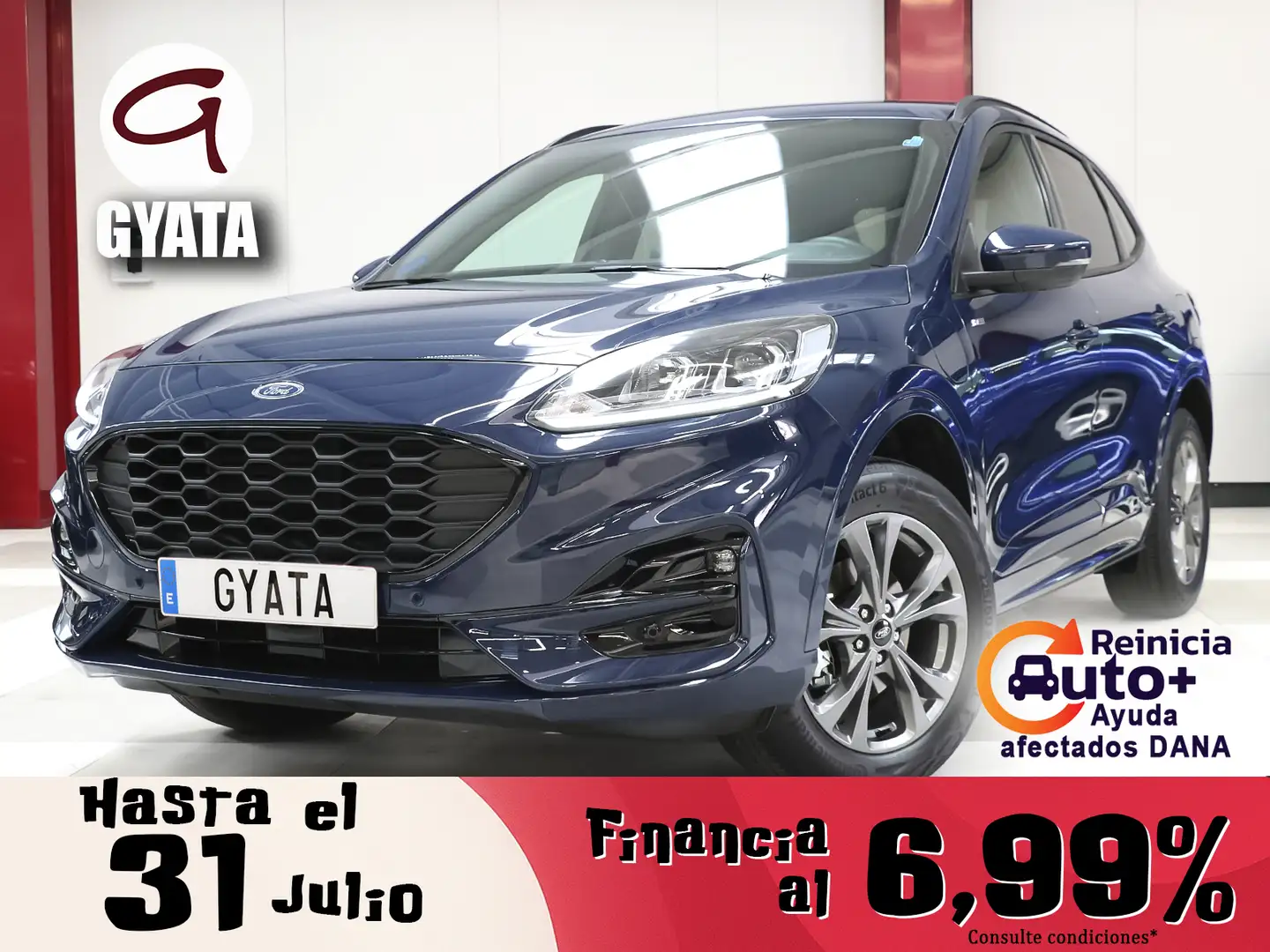 Ford Kuga 2.5 Duratec PHEV ST-Line 4x2 Blauw - 1