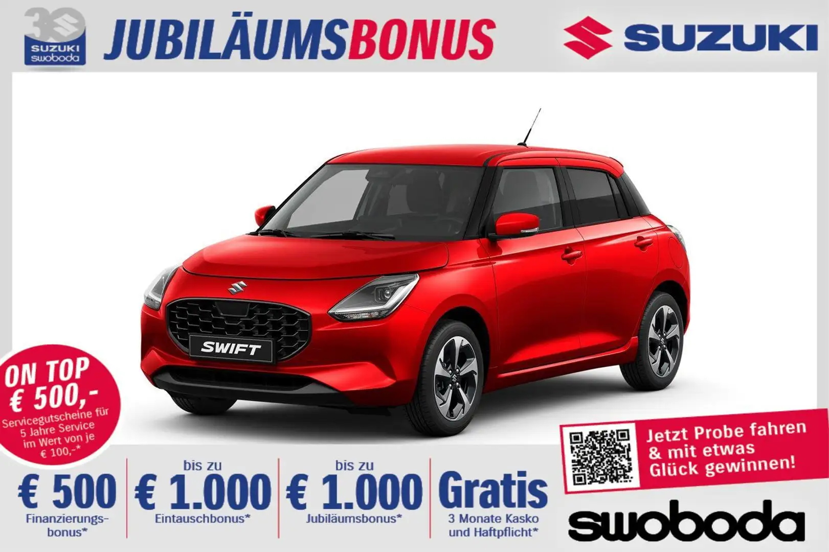 Suzuki Swift 1,2 Hybrid Shine First Edition Rot - 1