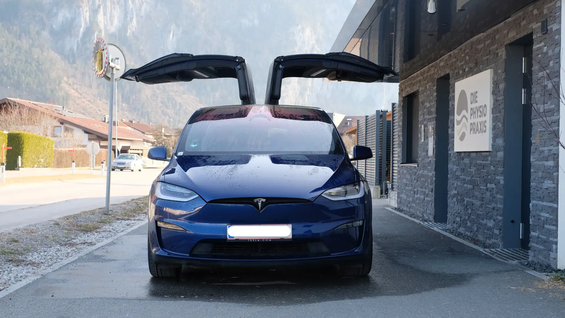 Tesla Model X Model X 100kWh Plaid AWD Plaid Blau - 1