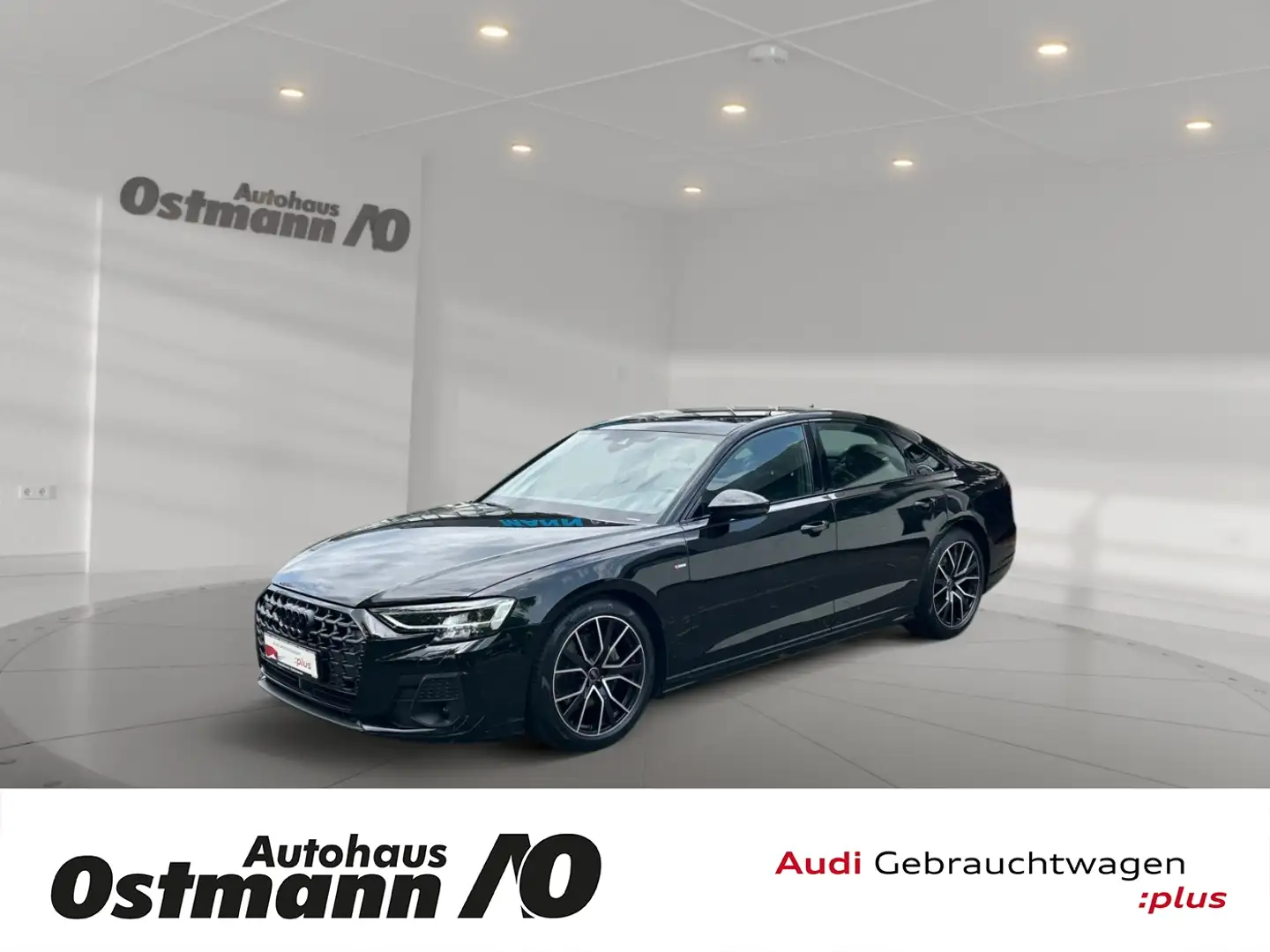 Audi A8 50 TDI quattro S-Line Pano 4xSHZ Leder RFK B&O Schwarz - 1